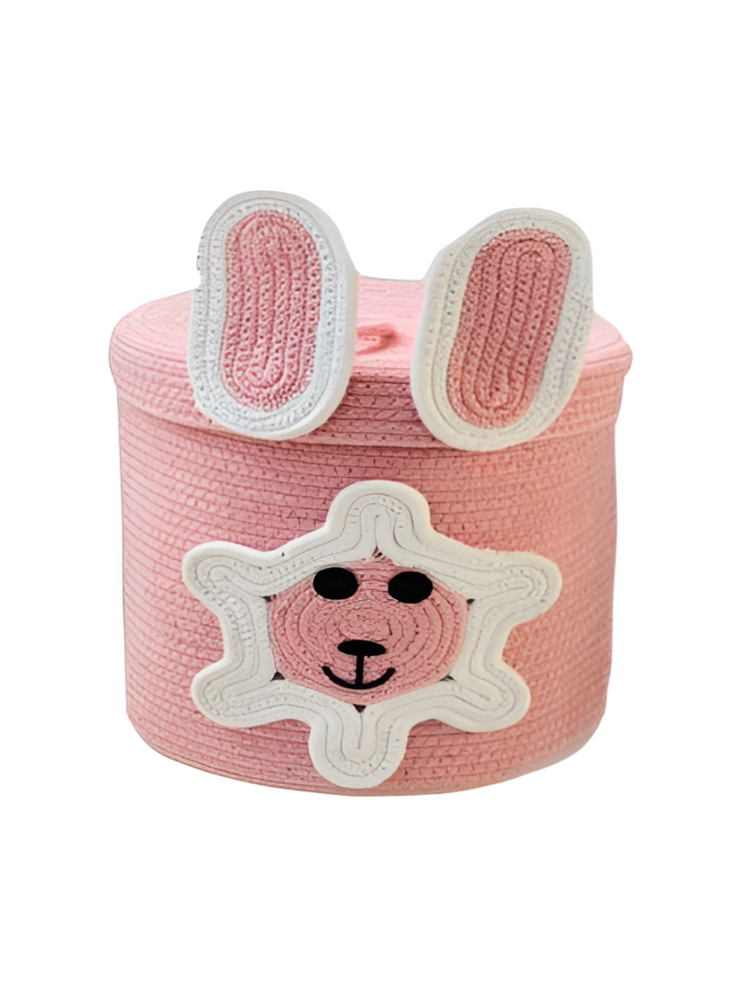 

Bajo's Pink & White Self Design Bamboo Multi-Utility Organisers