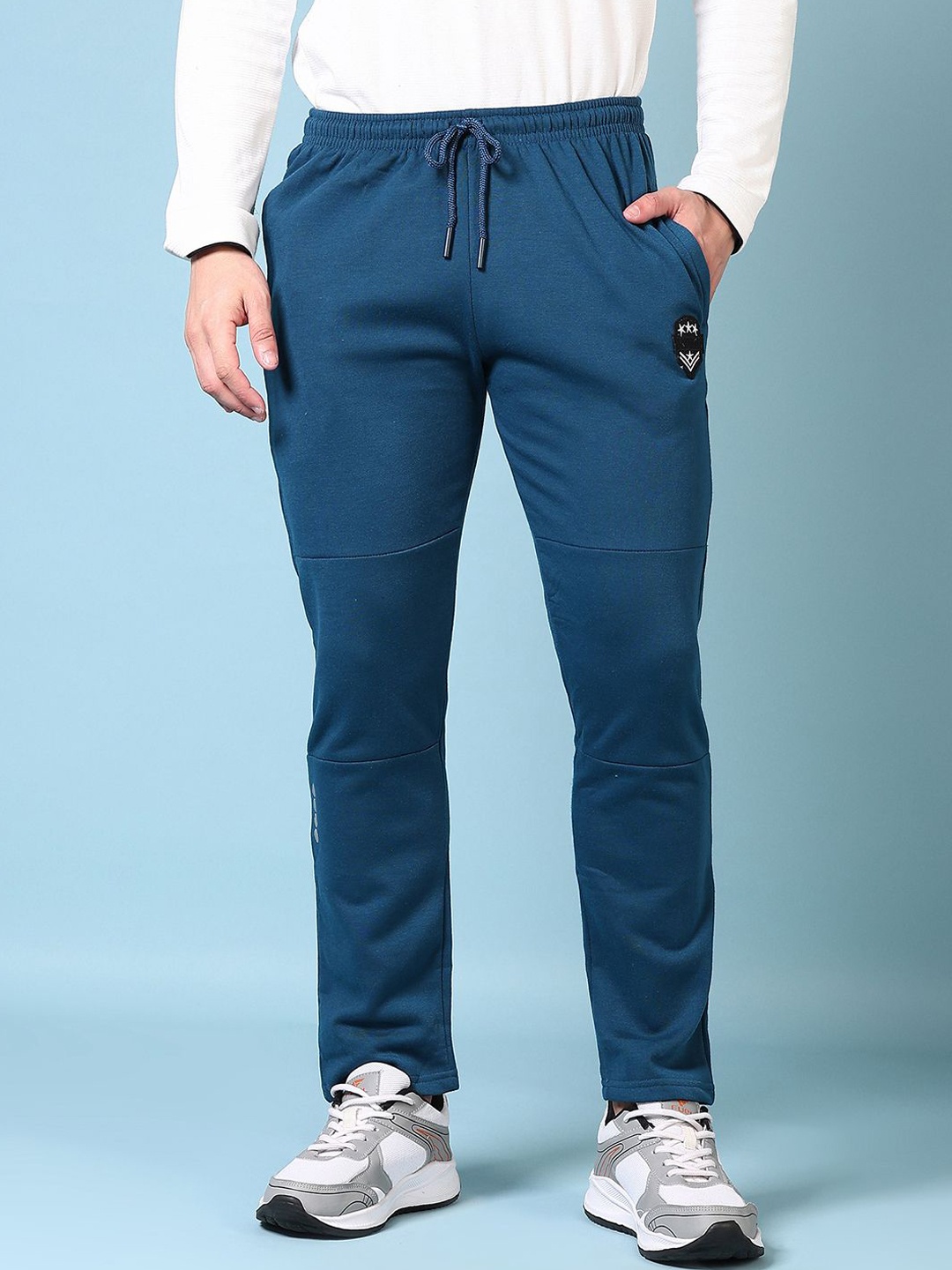 

V-Mart Men Regular Fit Track Pants, Blue