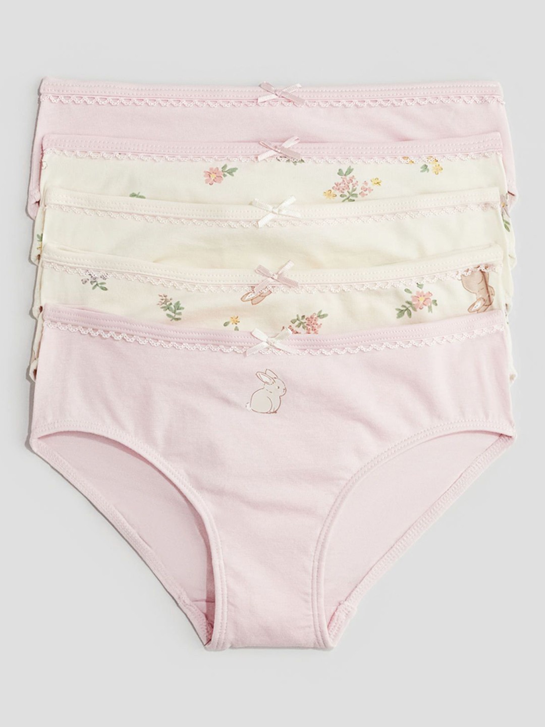 

H&M 5-Pack Cotton Briefs, White