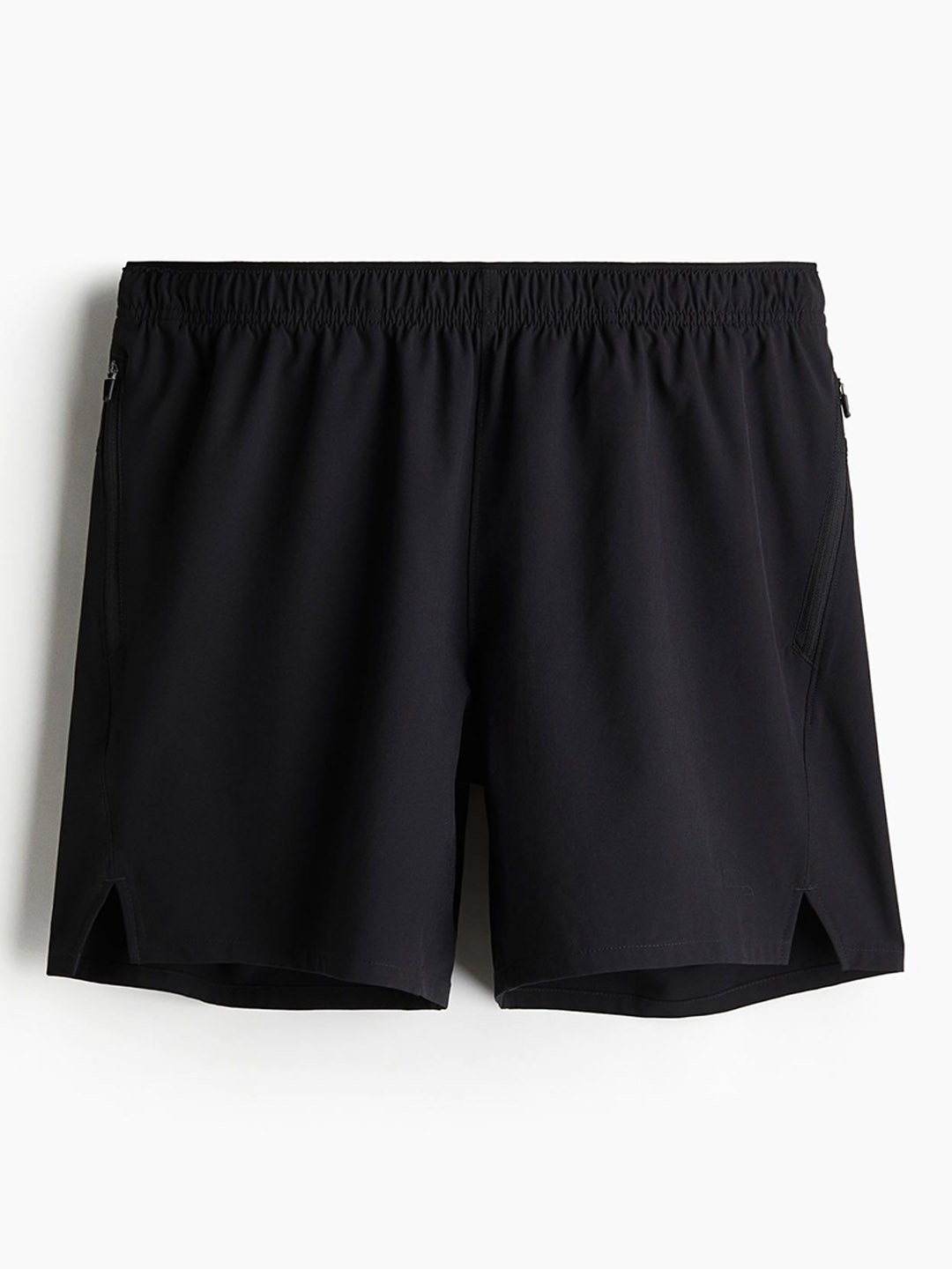 

H&M Mid-length Running Shorts In Drymove, Black