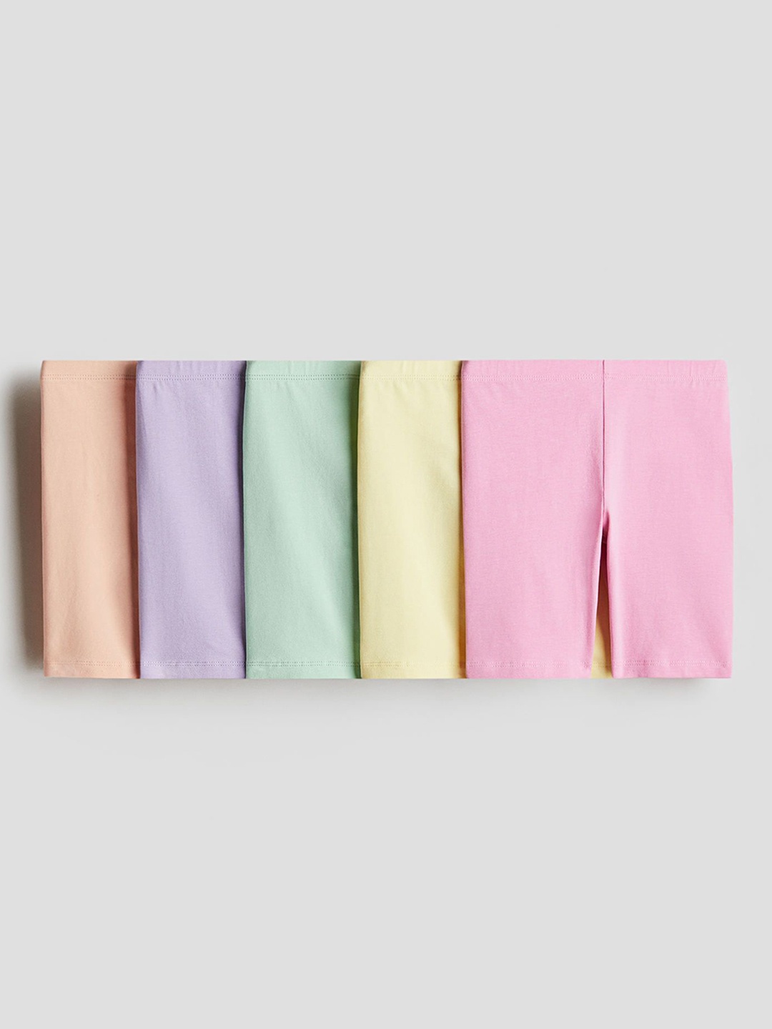 

H&M 5-Pack Cotton Cycling Shorts, Pink
