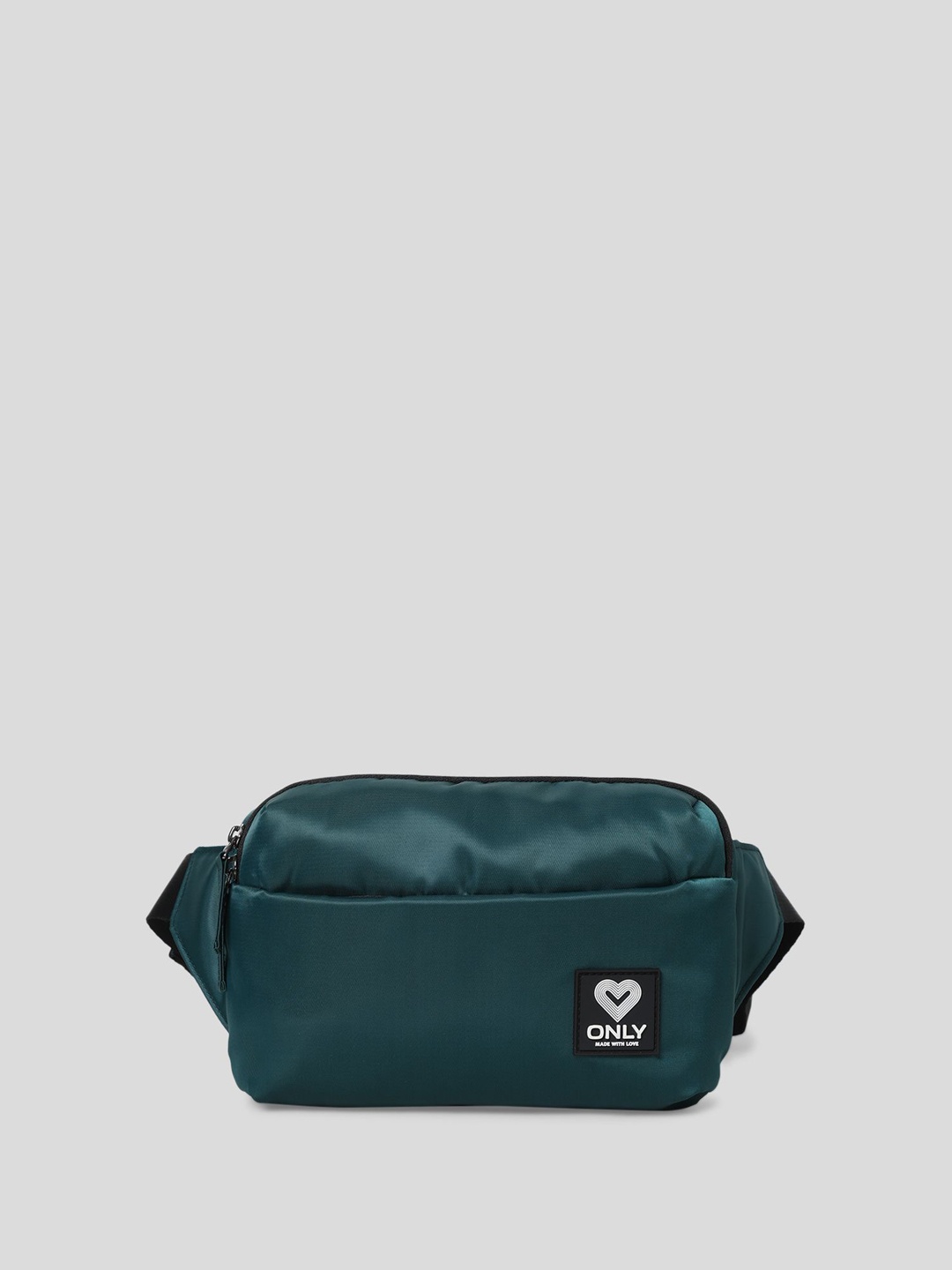 

ONLY Women Solid Waist Pouch, Green
