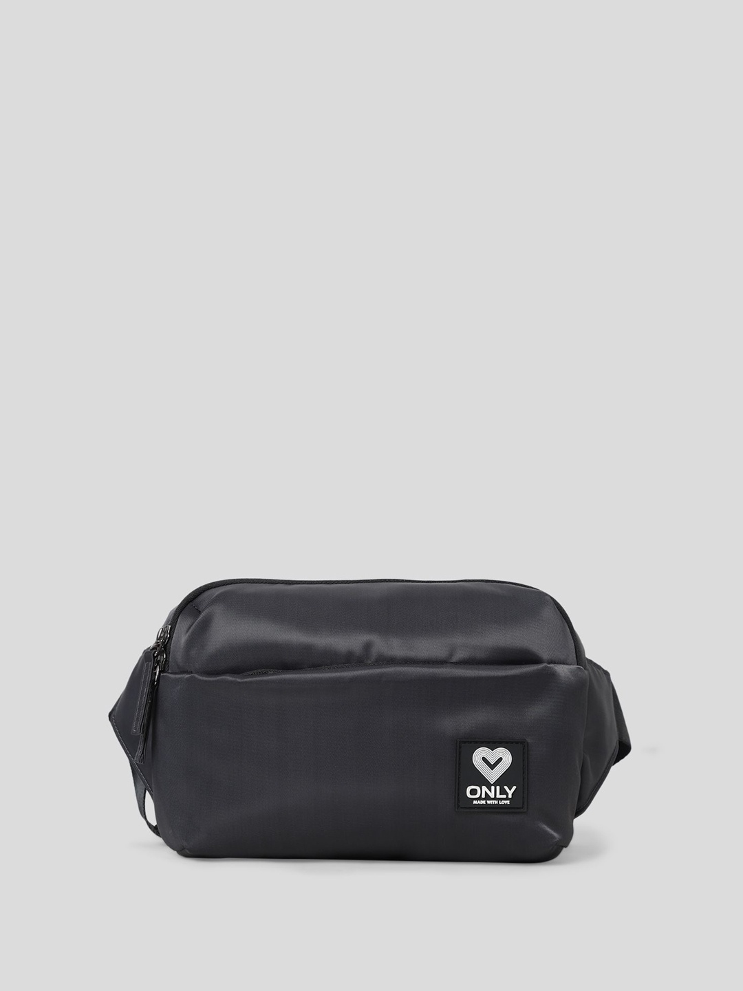 

ONLY Women Solid Waist Pouch, Black