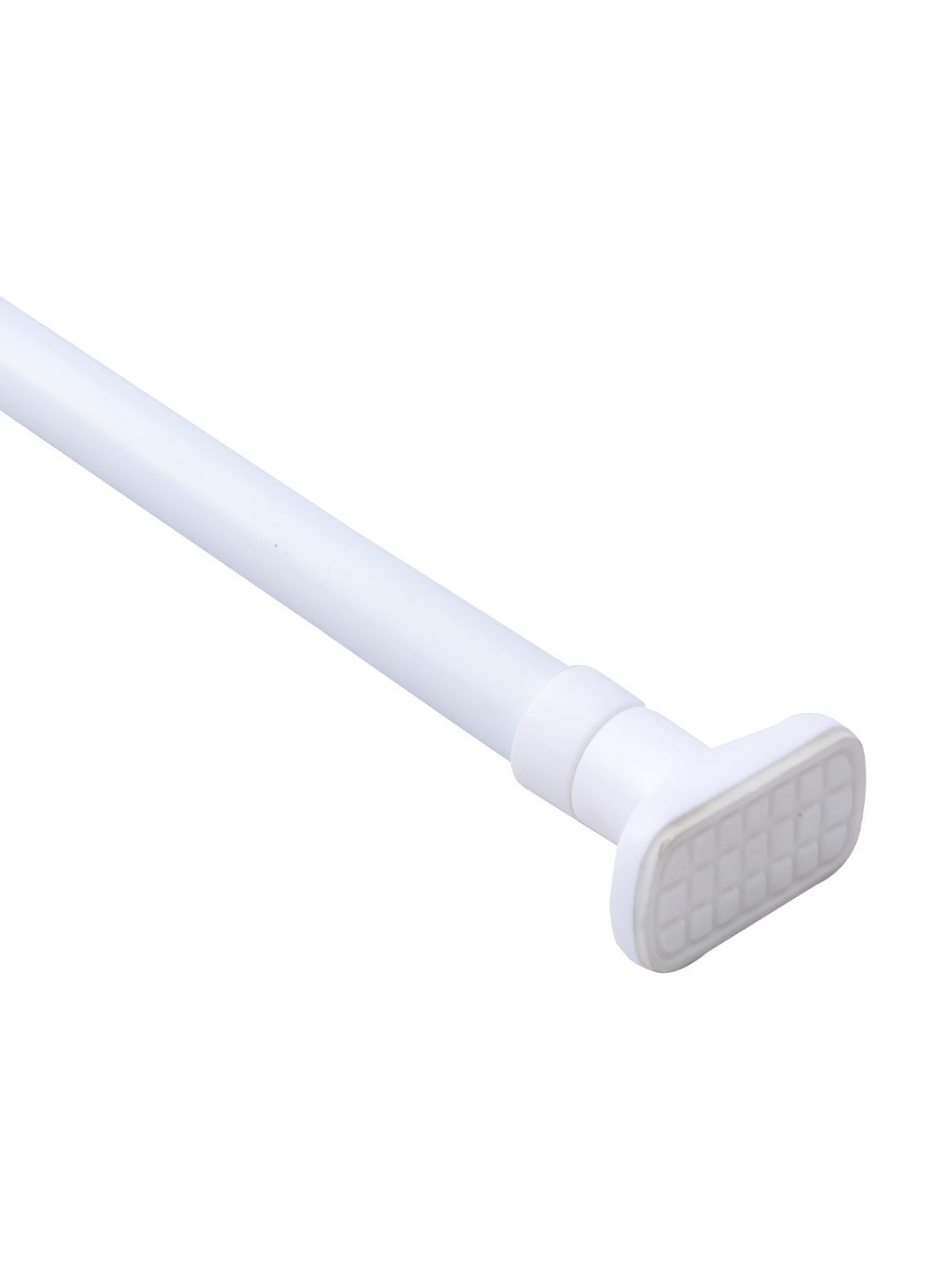 

HomeCloud White Matte Iron Rust Resistant Adjustable Expandable Shower Curtain Rod