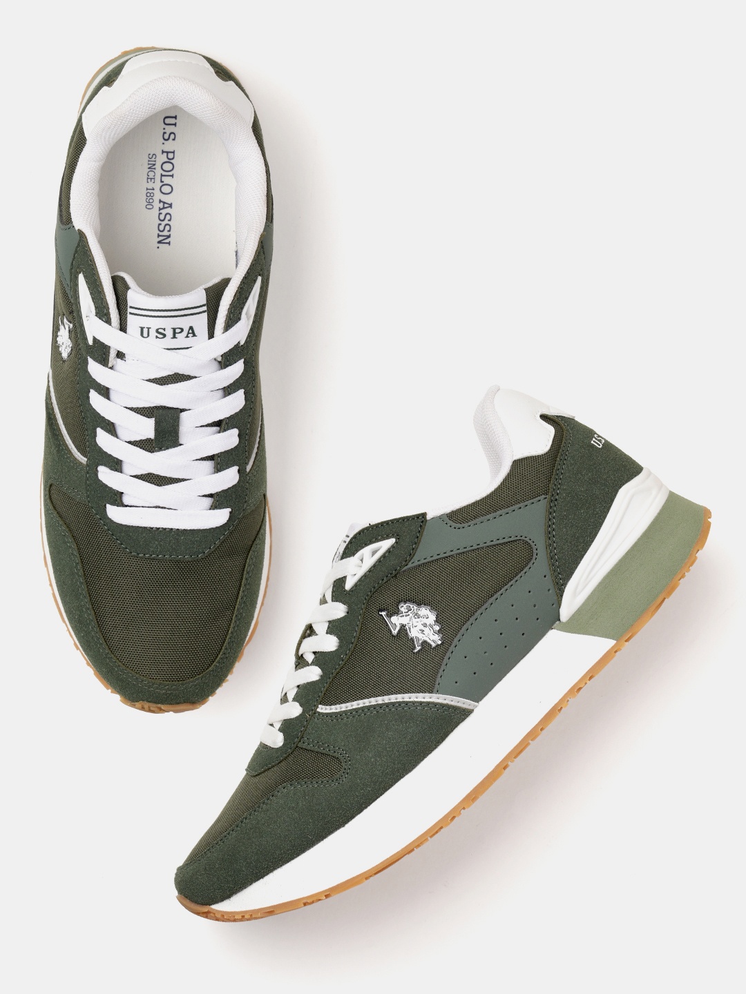 

U.S. Polo Assn. Men Everyday Sneakers, Olive