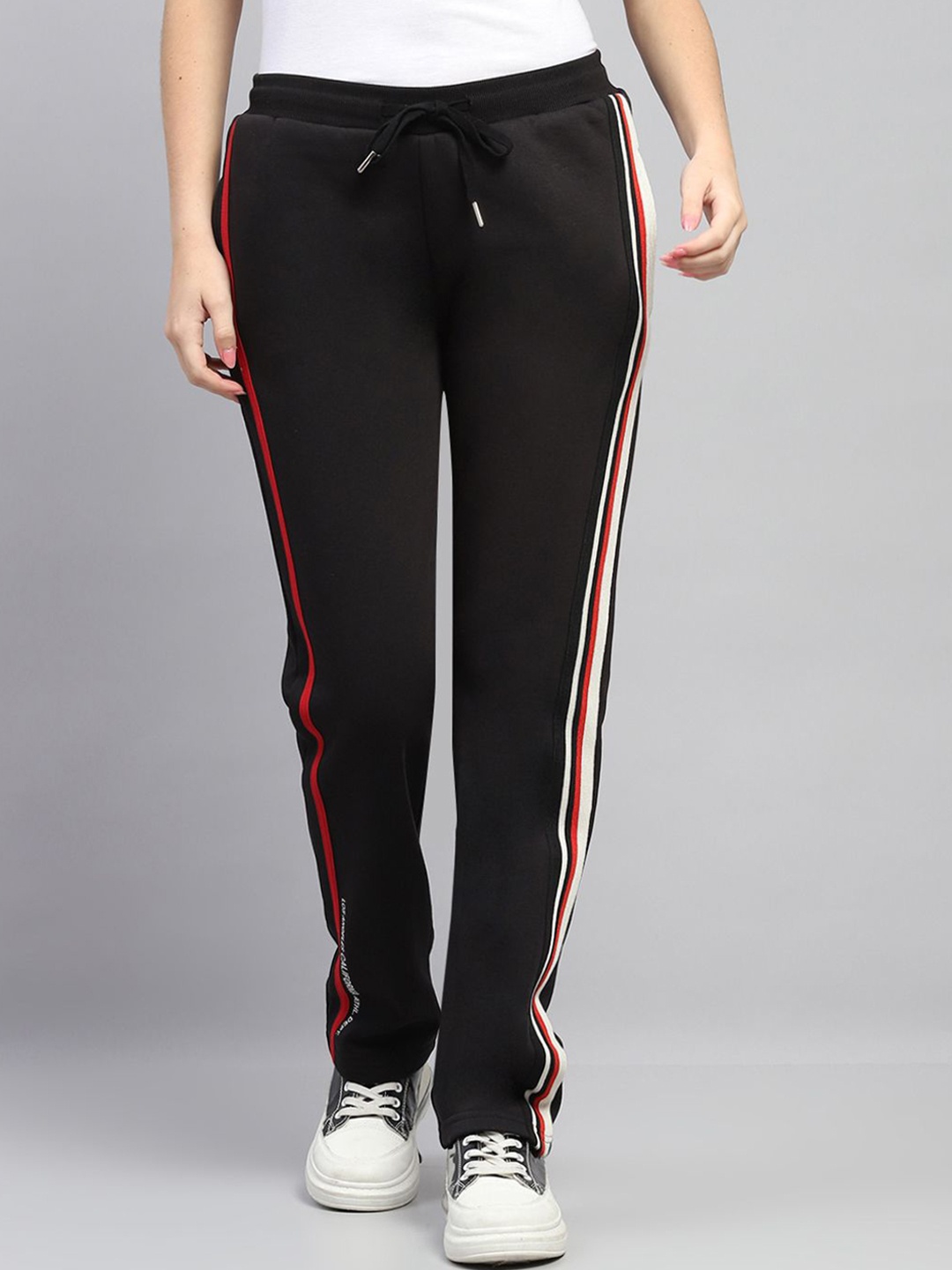 

Monte Carlo Women Regular Fit Track Pant, Black