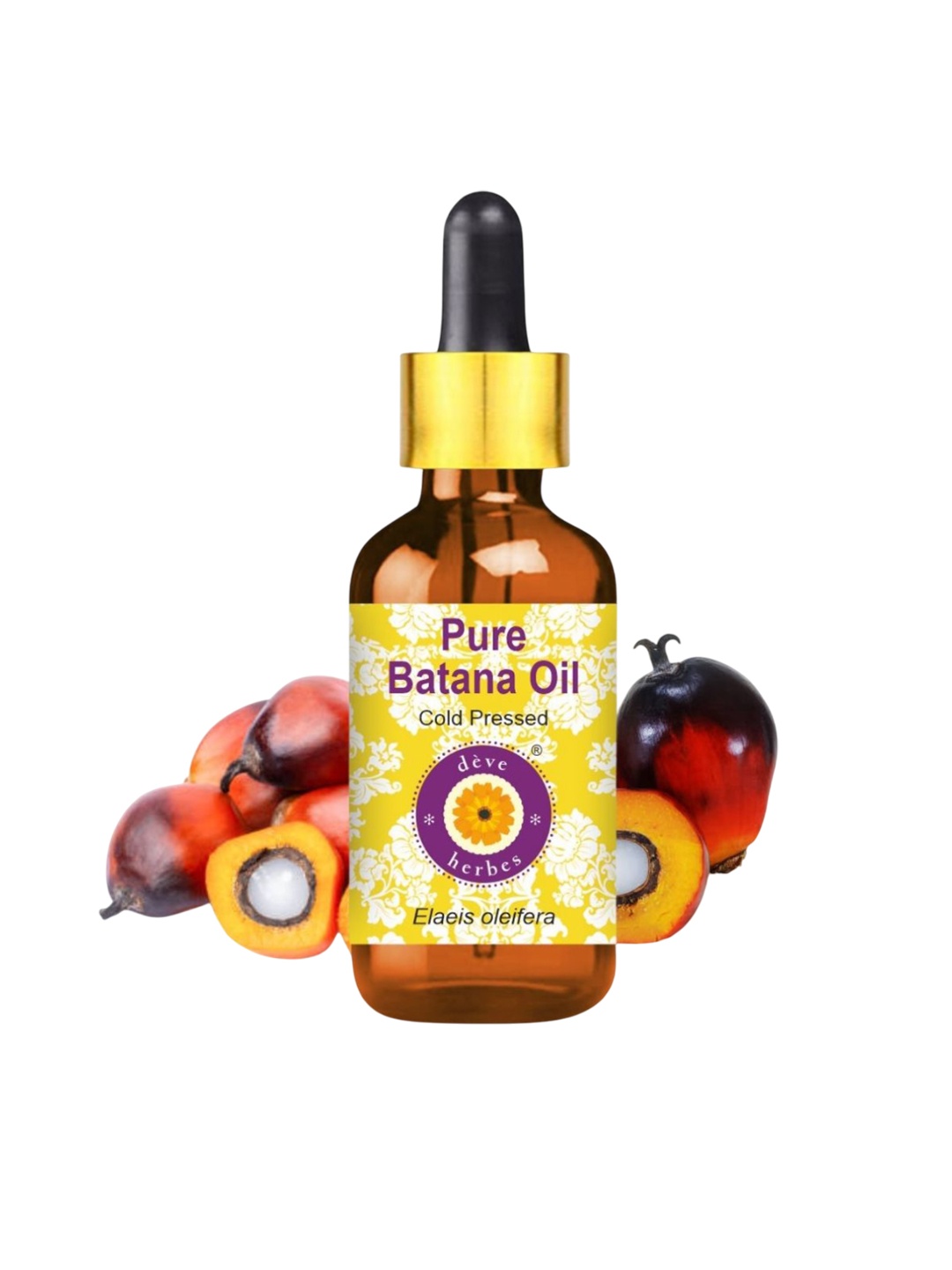 

Deve Herbes Cold Pressed Pure Batana Oil With Glass Dropper - 5 ml, Yellow