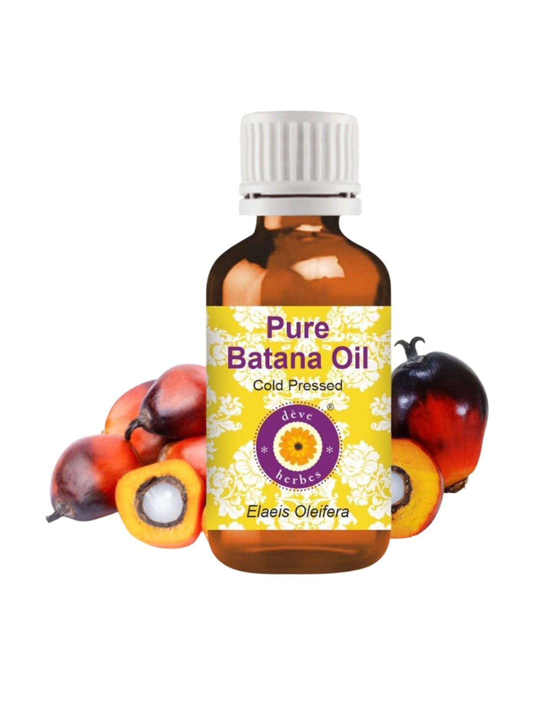

Deve Herbes Pure Batana Oil (Elaeis Oleifera) Cold Pressed- 15 ml, Yellow