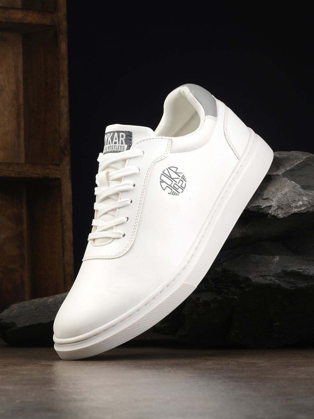 

SPYKAR Men PU Sneakers, White