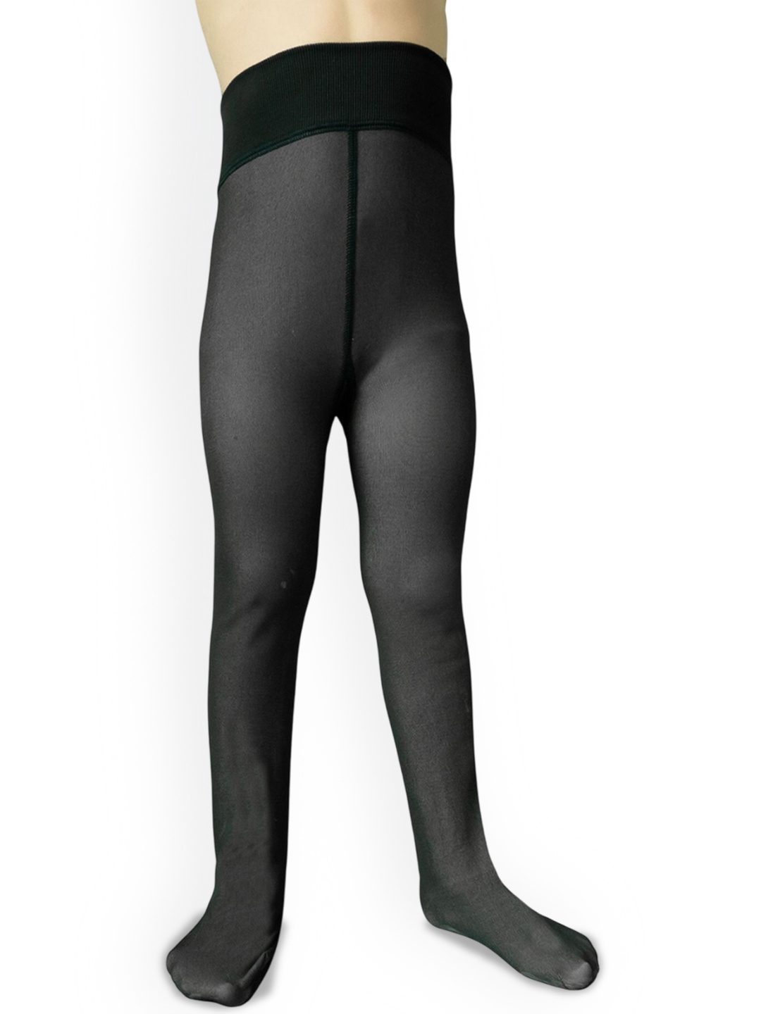 

The Little Lookers Kids Thigh-High Opaque Stockings, Black