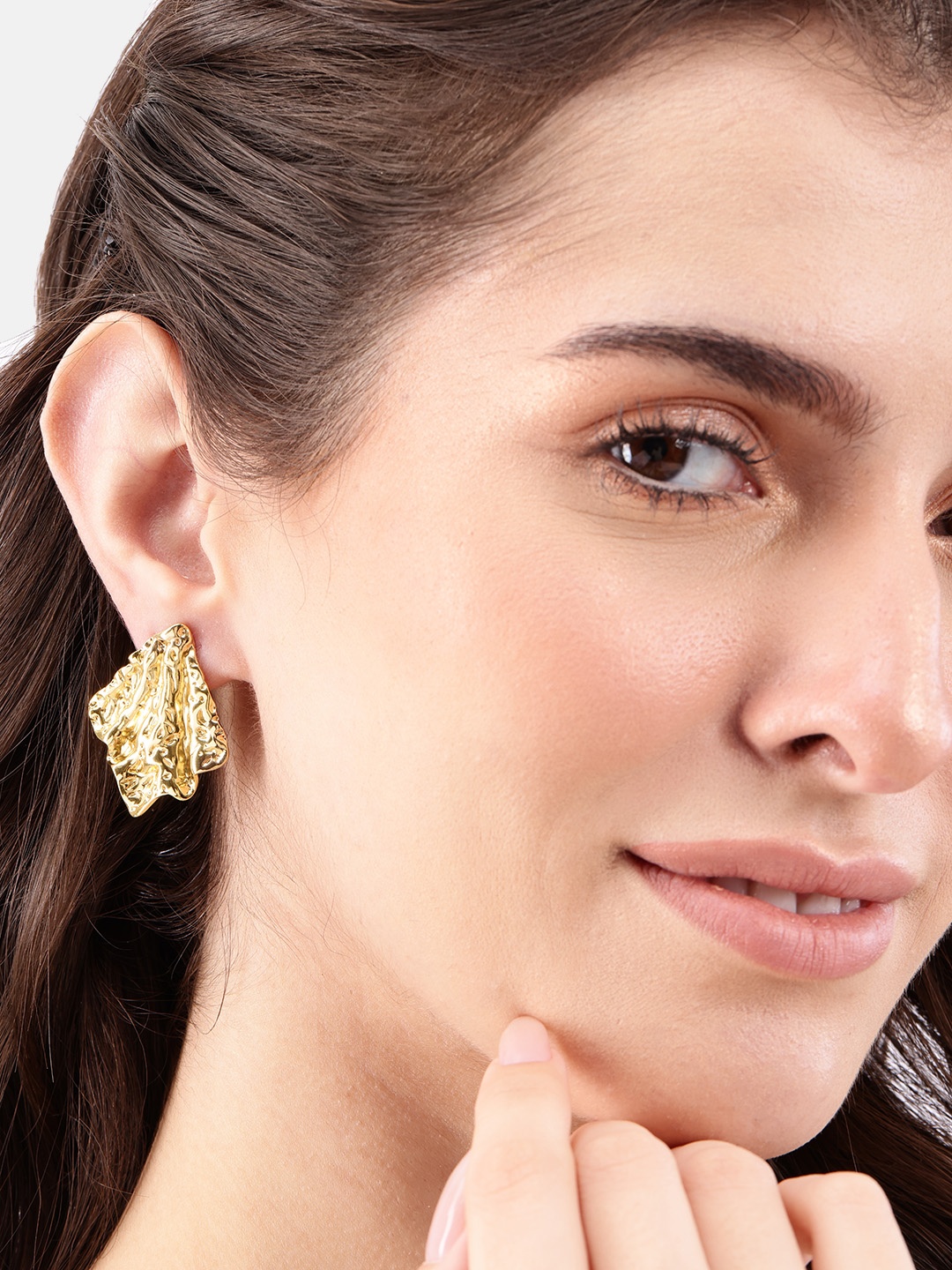 

DressBerry Contemporary Drop Earrings, Gold