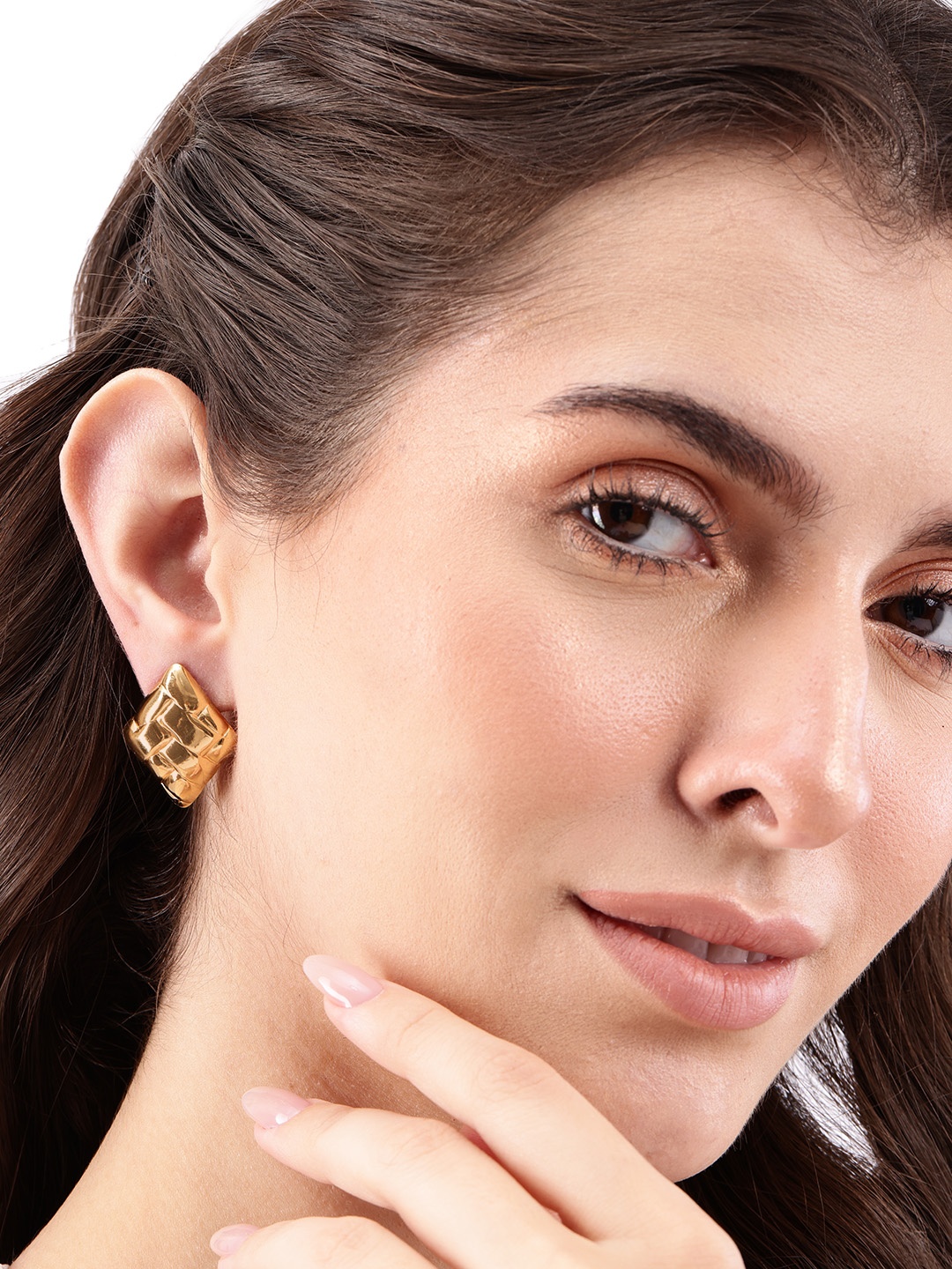 

DressBerry Geometric Studs, Gold