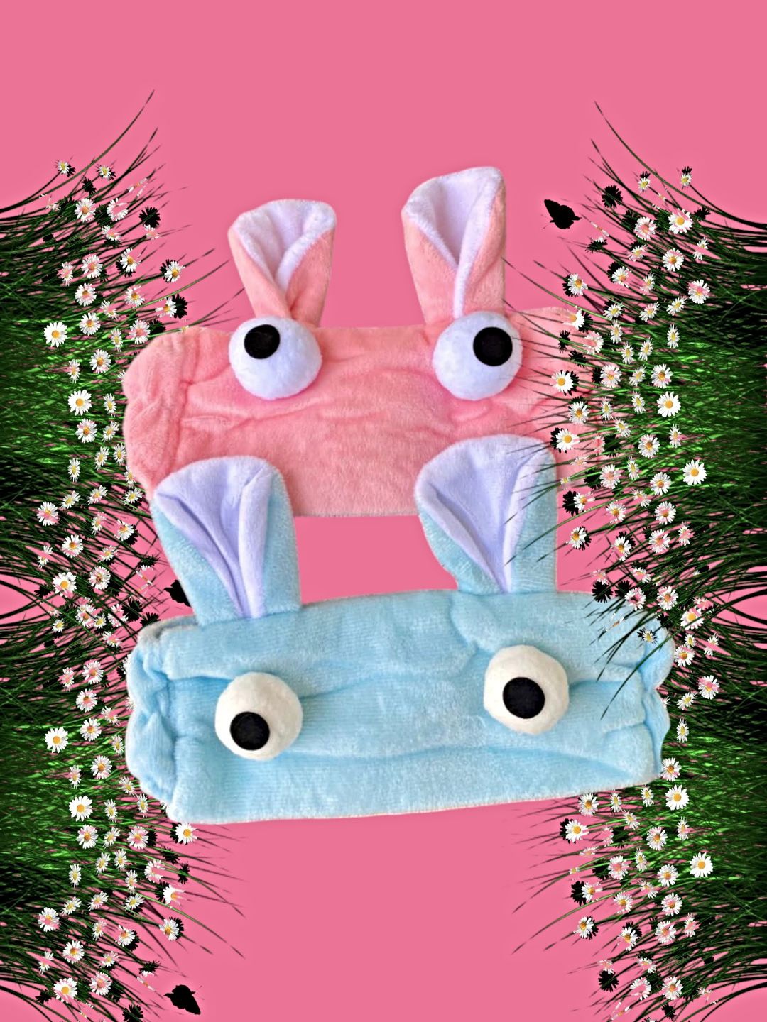 

Proplady Kids Pack Of 2 Bandana Headband, Pink