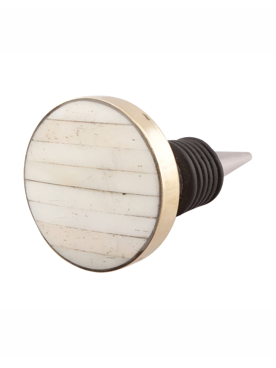 

Indianshelf 1 Piece Stylish Bone Wine Bottle Stopper, Beige