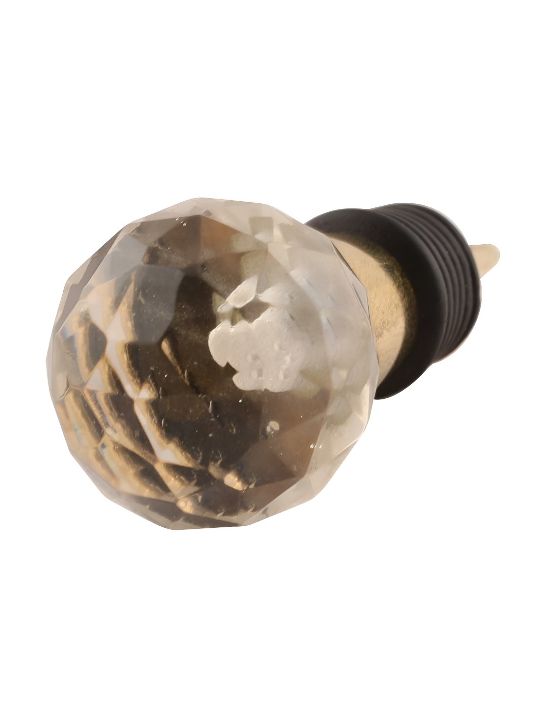 

Indianshelf Transparent and Brown Diamond Leak-proof Glass Lover Bottle Stopper