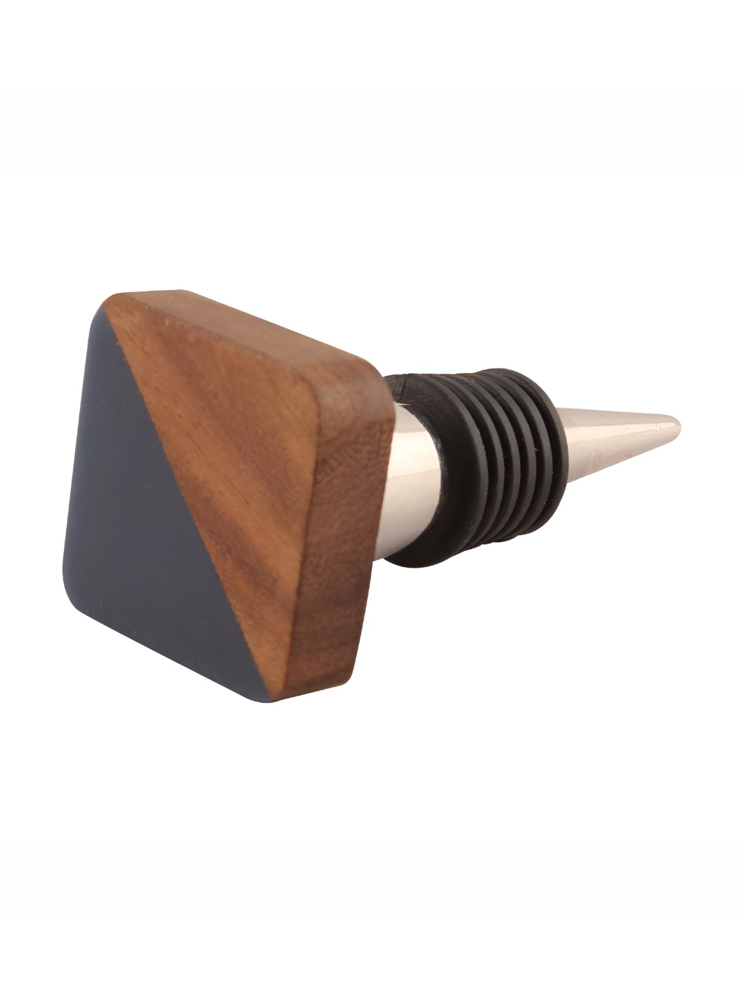 

Indianshelf Blue & Brown Resin Wine Bottle Stopper