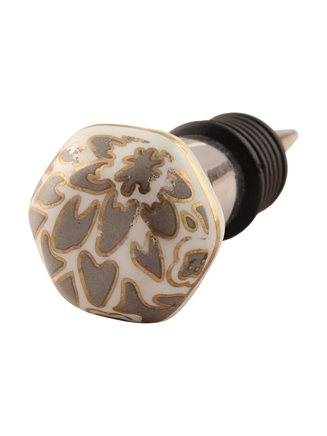

Indianshelf Grey Airtight Ceramic Wine Bottle Stopper