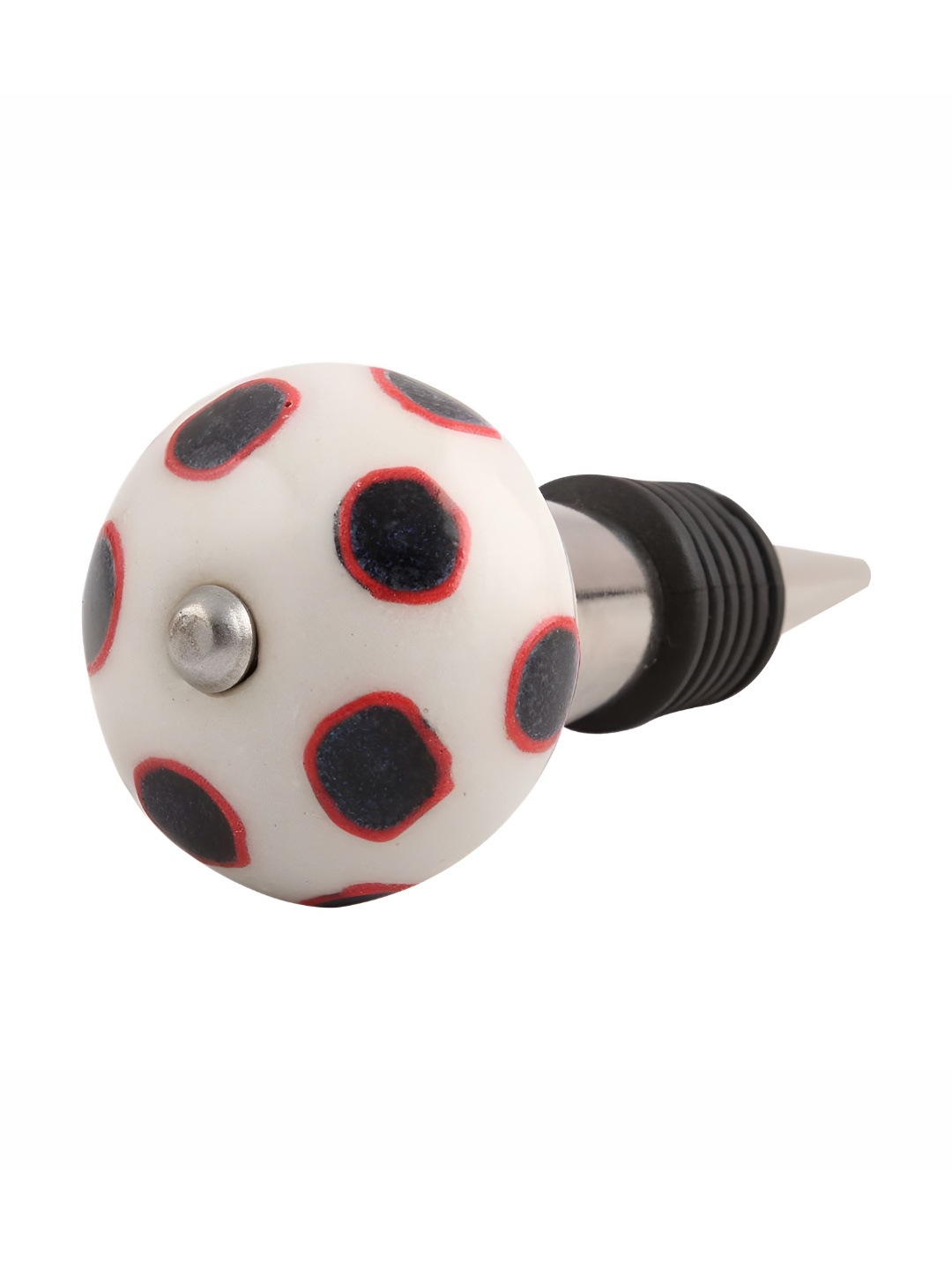 

Indianshelf Blue & White Printed Ceramic Wine Bottle Stopper