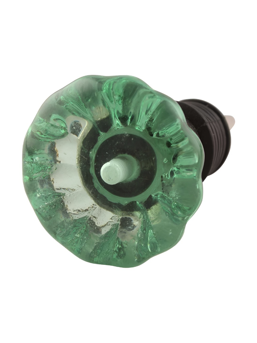 

Indianshelf Green & Black Textured Glass Wine Bottle Stopper
