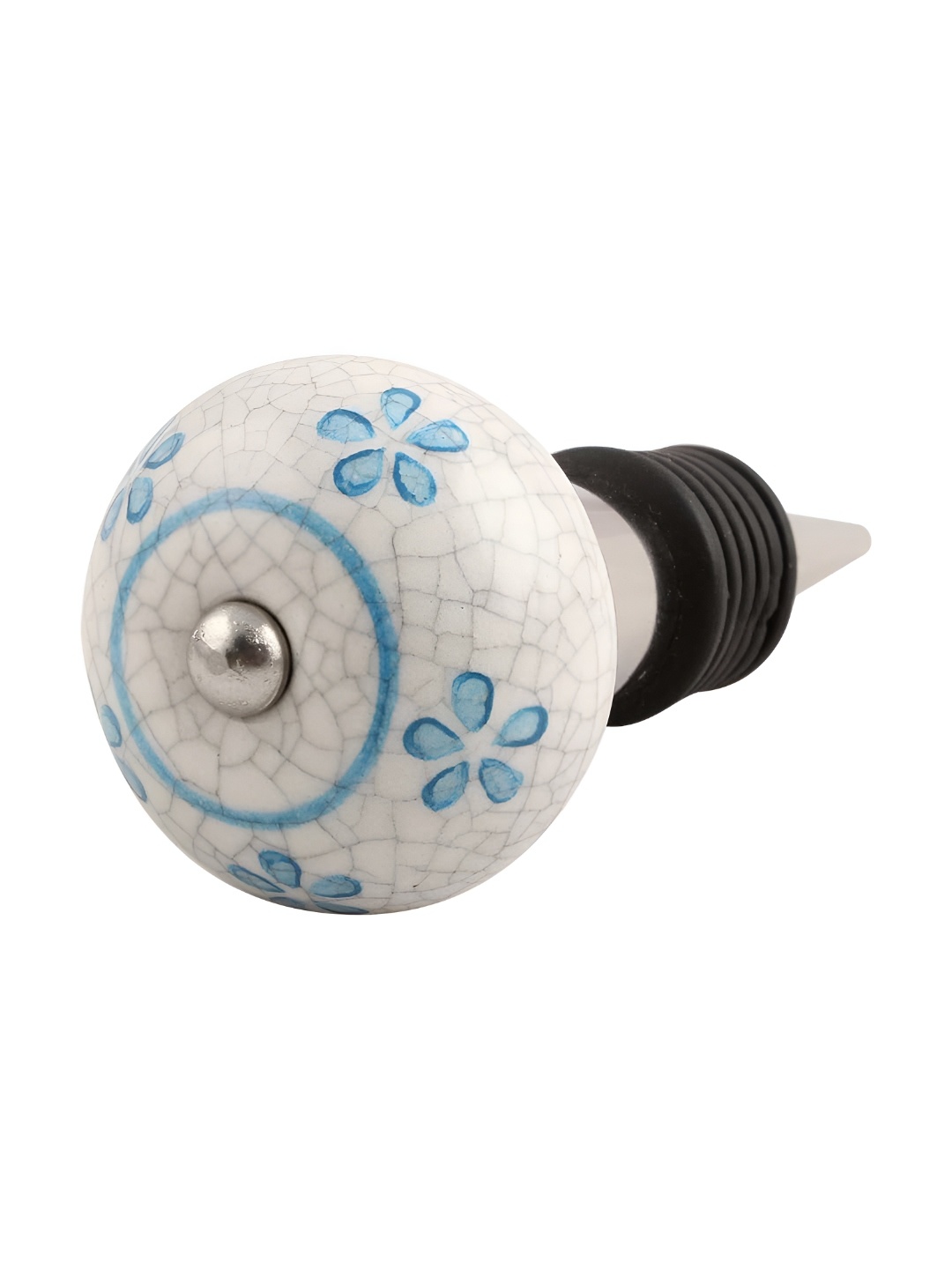 

Indianshelf 1 Piece Ceramic Leak-proof Bottle Stopper, White