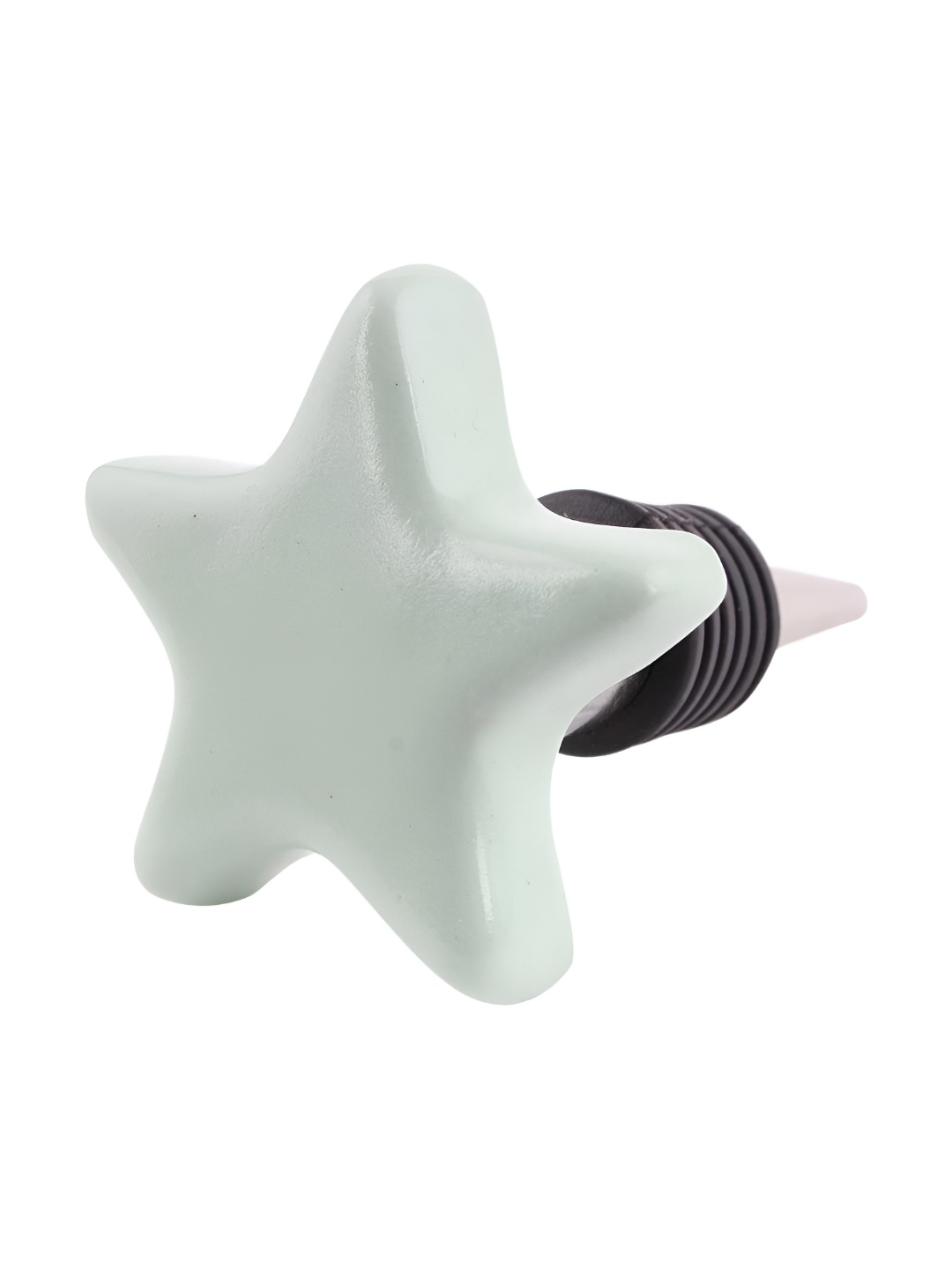 

Indianshelf Green & Black Star Ceramic Wine Bottle Stopper
