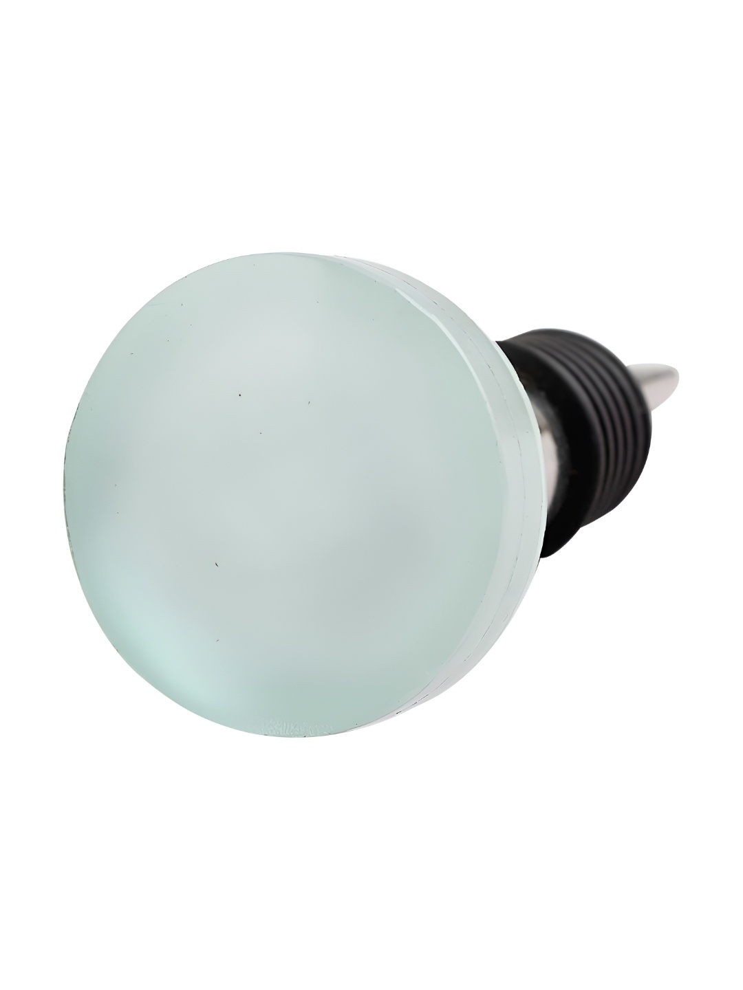 

Indianshelf Turquoise Blue & Silver-Toned Round Glass Wine Bottle Stopper