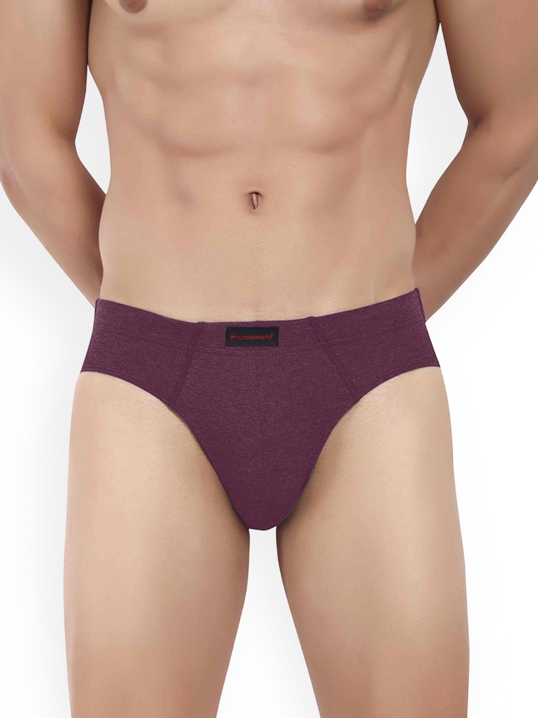 

LOGGERHEAD Cotton Thong Brief LHCB001-WINE., Maroon