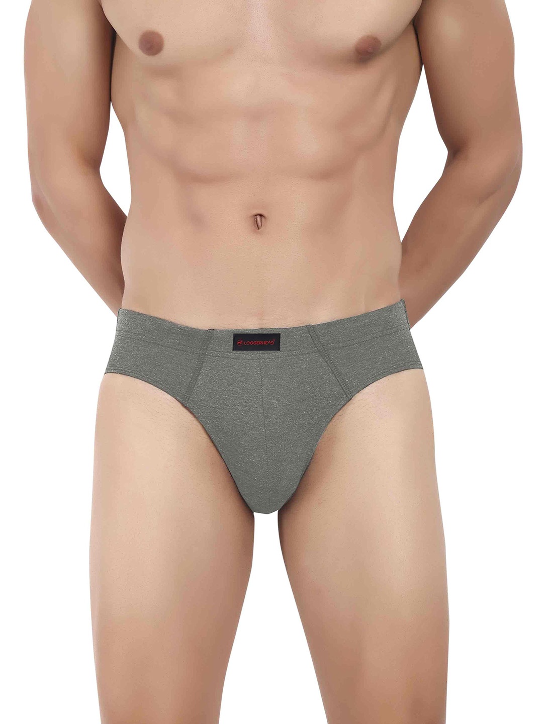 

LOGGERHEAD Mid Rise Hipster Briefs LHCB001-GREY