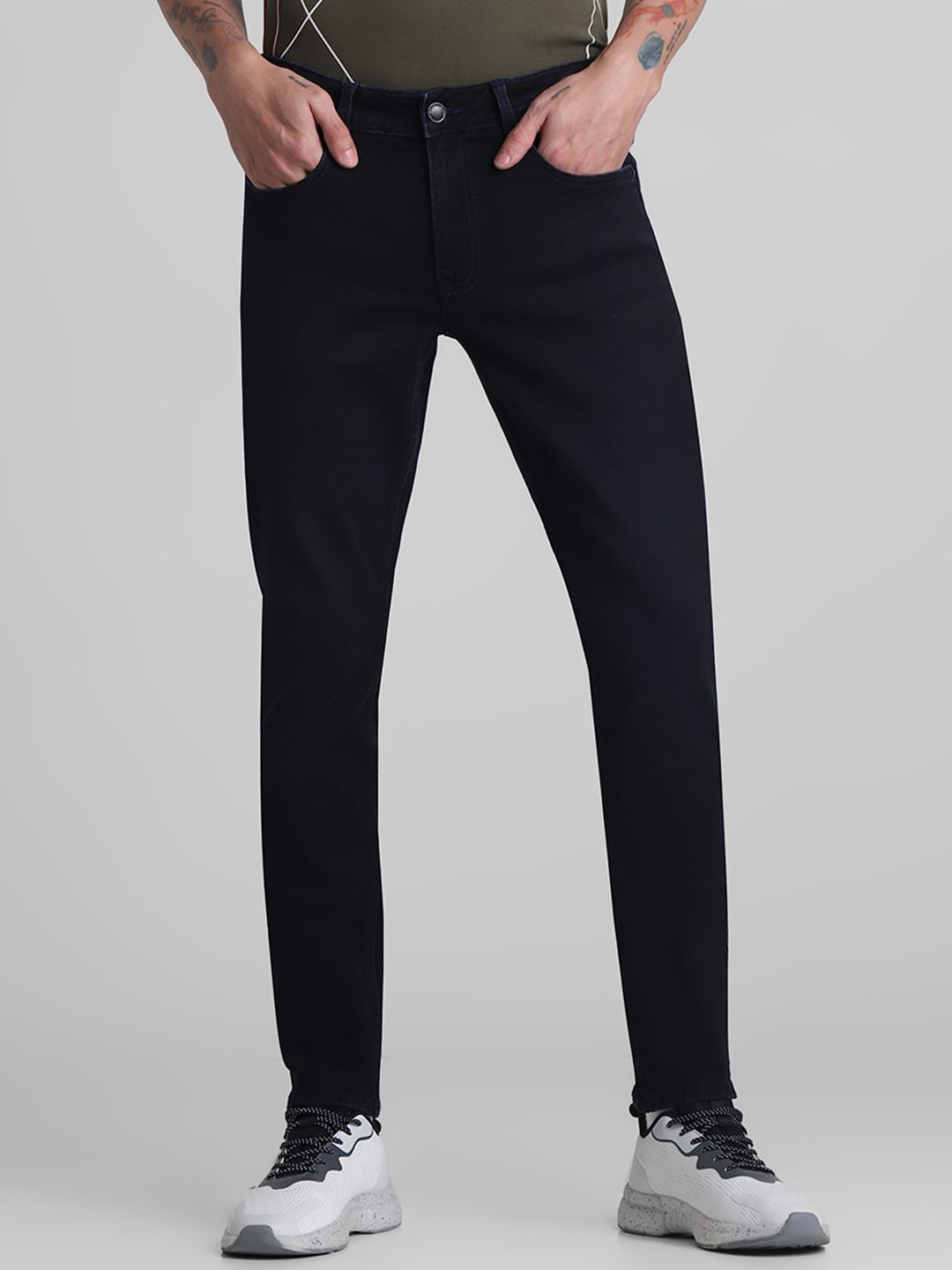 

Jack & Jones Men Regular Fit Stretchable Jeans, Blue