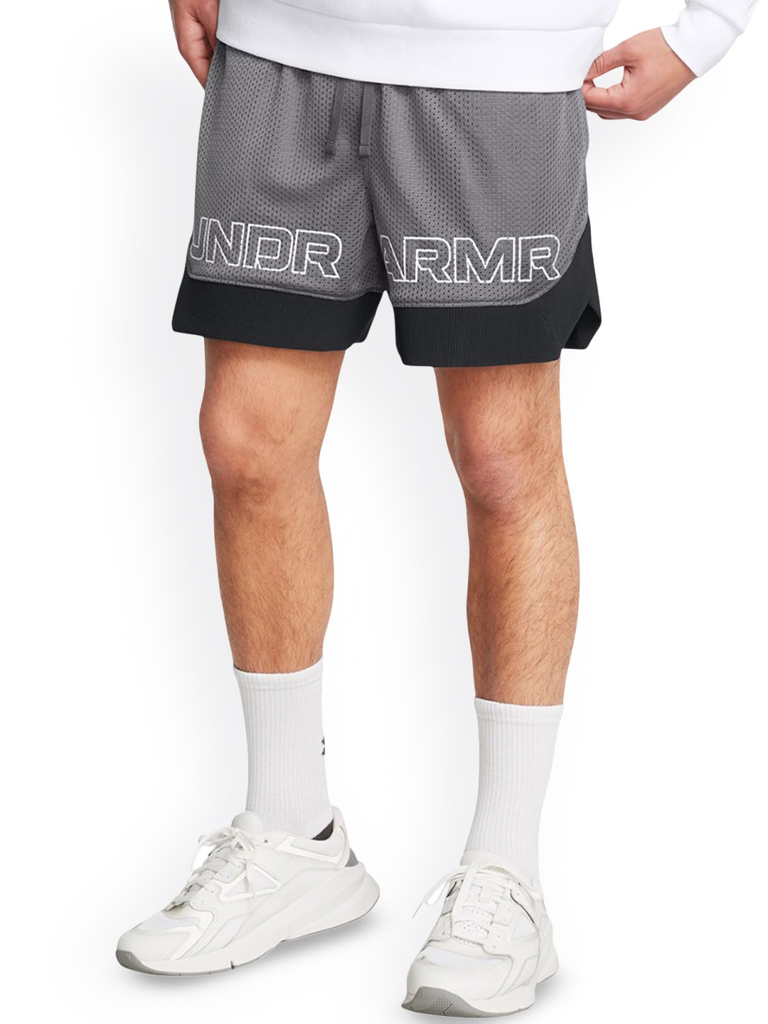 

UNDER ARMOUR Men UA Icon Mesh Shorts, Grey