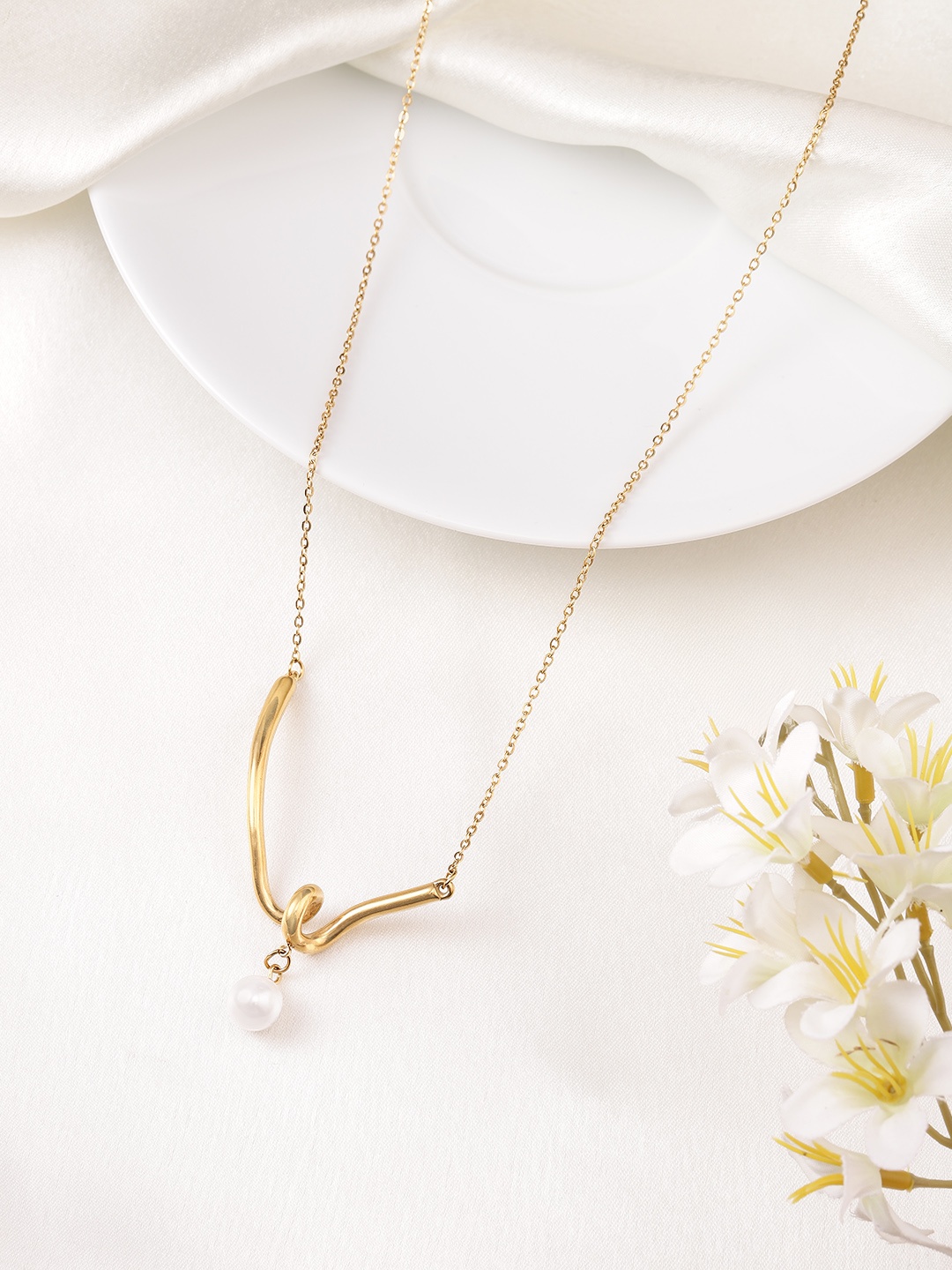 

DressBerry Beaded Chain, Gold
