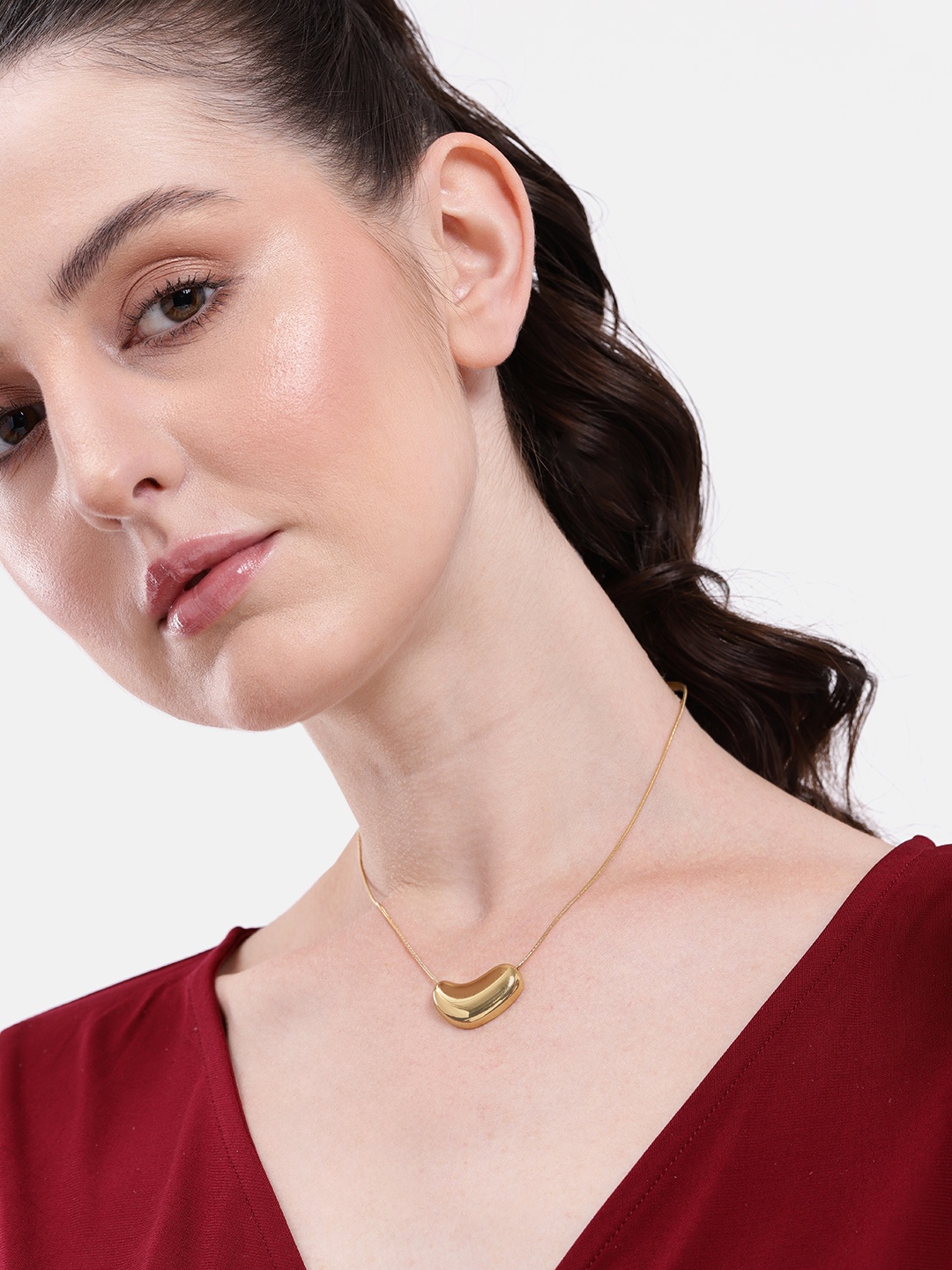 

DressBerry Contemporary Chain Necklace, Gold