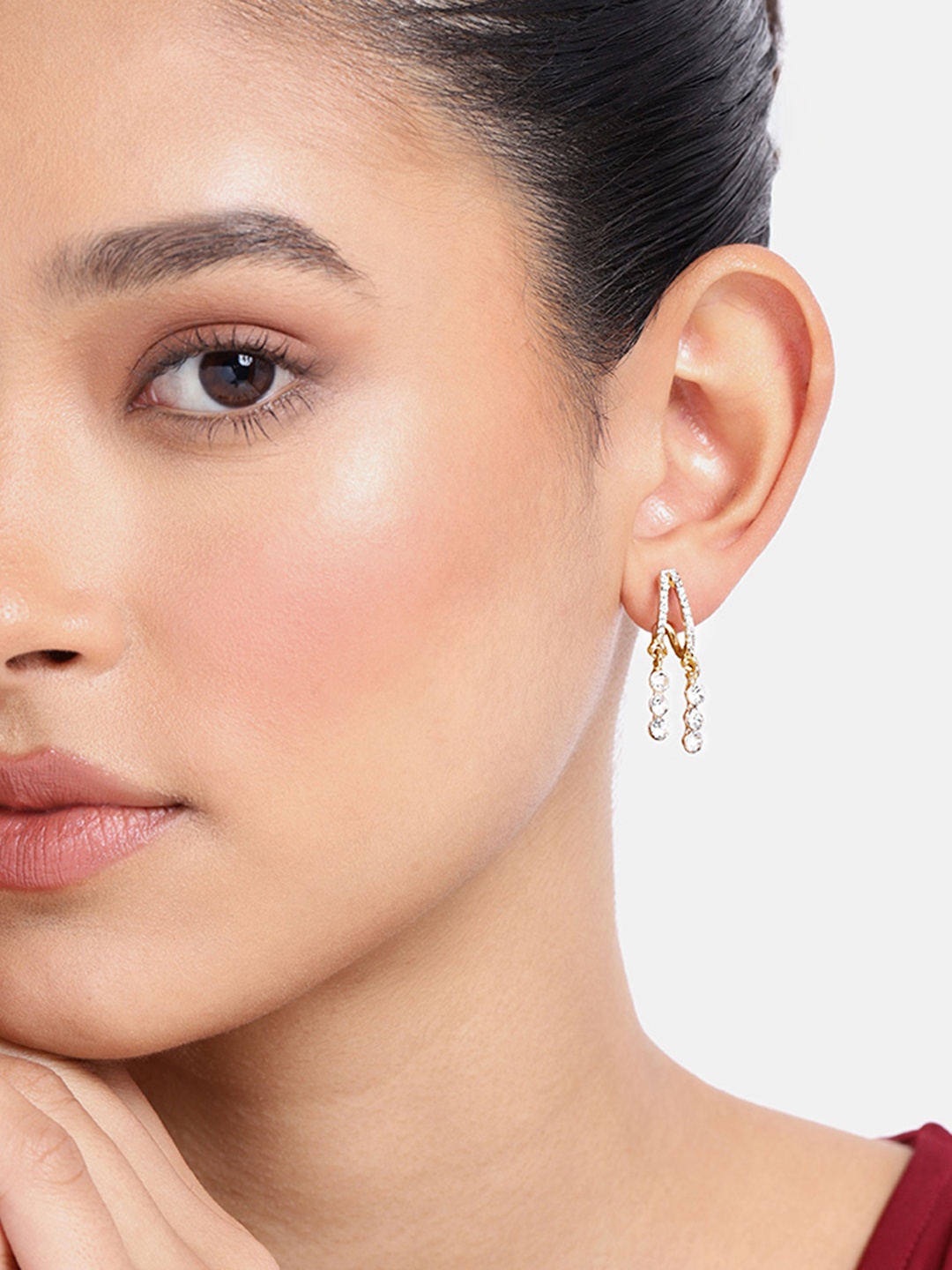 

DressBerry Contemporary Drop Earrings, Gold