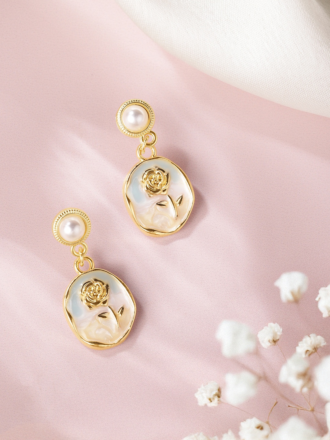 

DressBerry Floral Drop Earrings, Multi