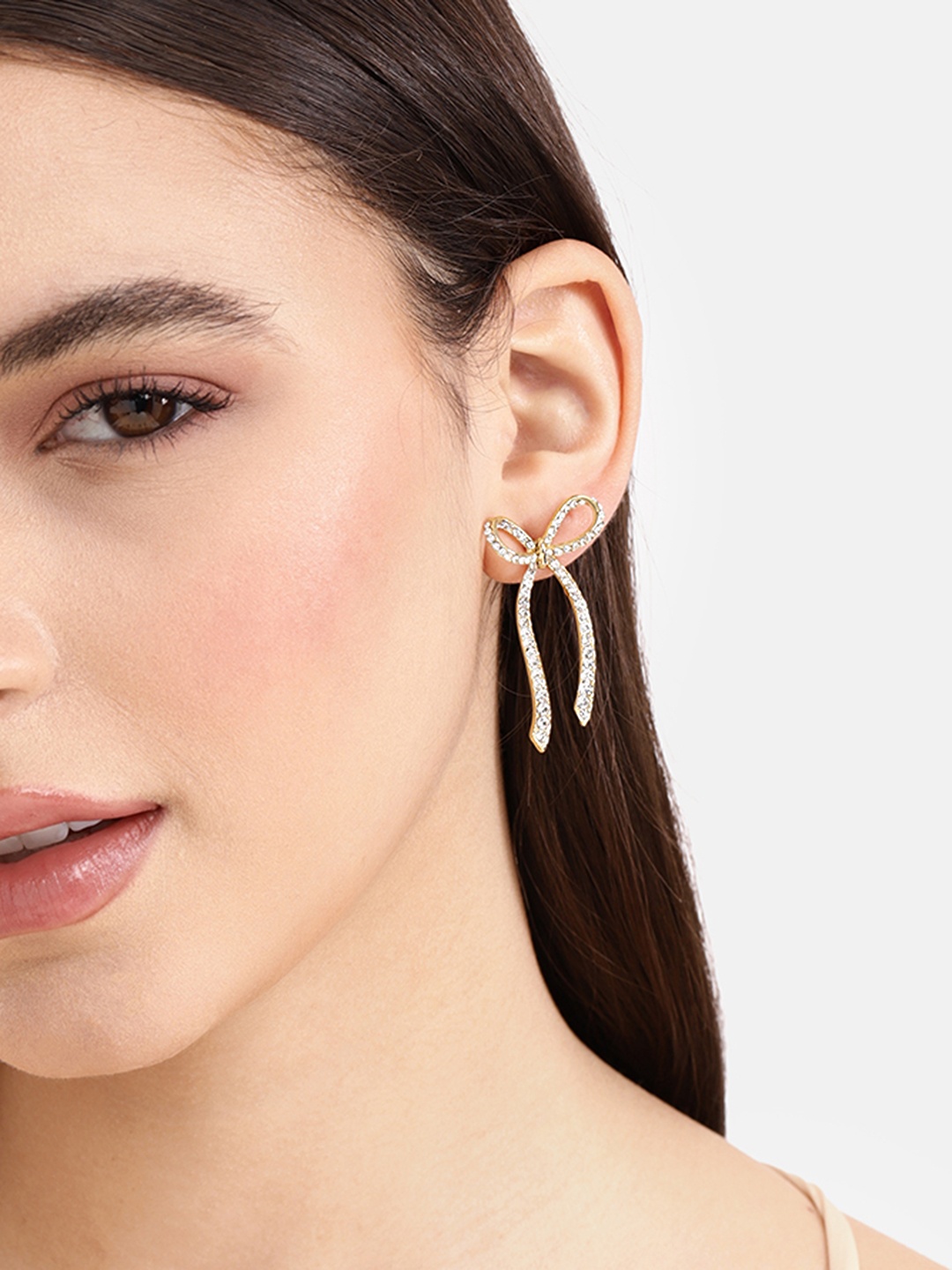 

DressBerry Contemporary Drop Earrings, Gold