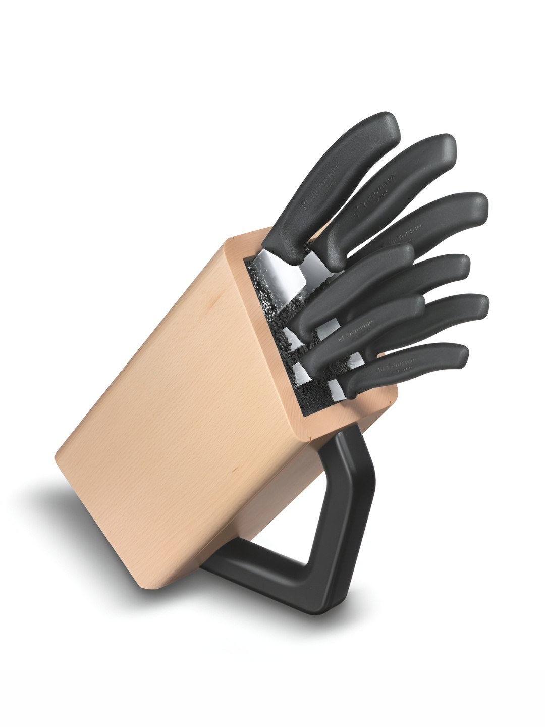 

Victorinox Swiss Made Swiss Classic Black 8 Pieces Beechwooden Cutlery Block Knife Set