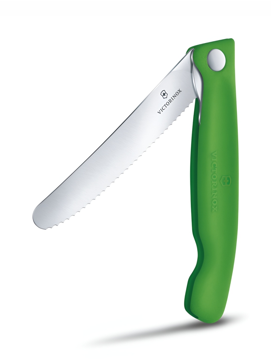 

Victorinox Swiss Made Swiss Classic Green Wavy Edge Foldable Paring Knife