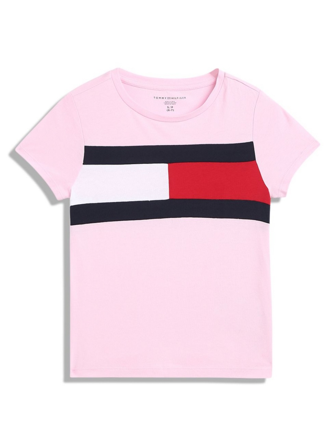 

Tommy Hilfiger Girls Colourblocked T-shirt, Pink