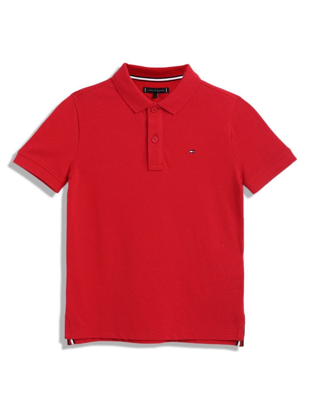 

Tommy Hilfiger Boys Polo Collar Pockets T-shirt, Red