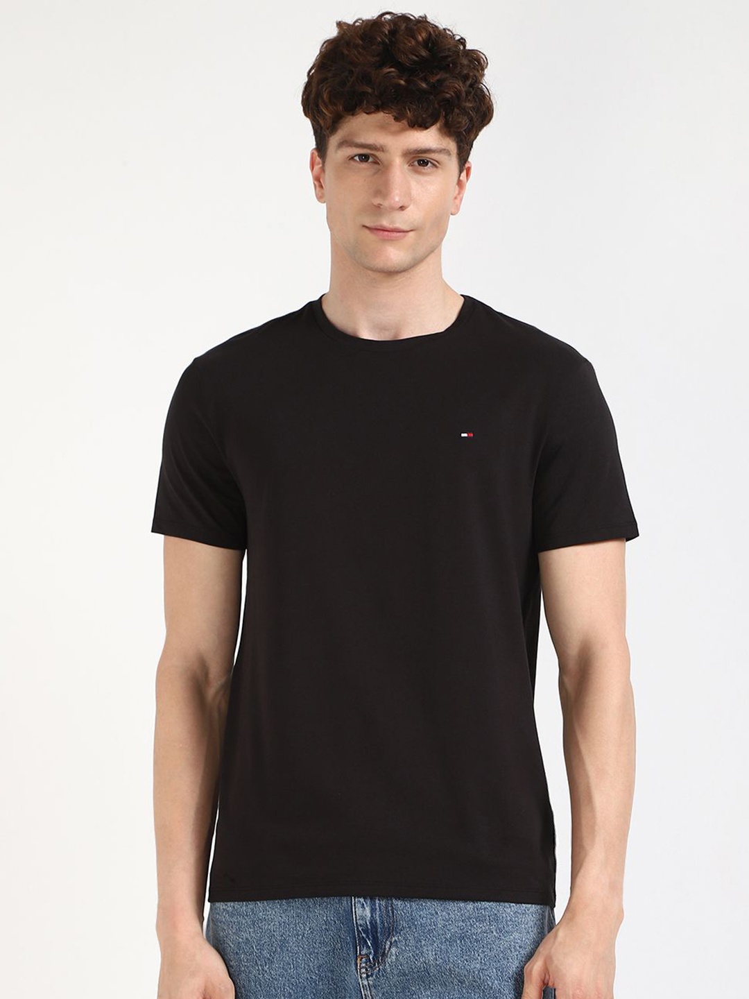 

Tommy Hilfiger Men T-shirt, Black