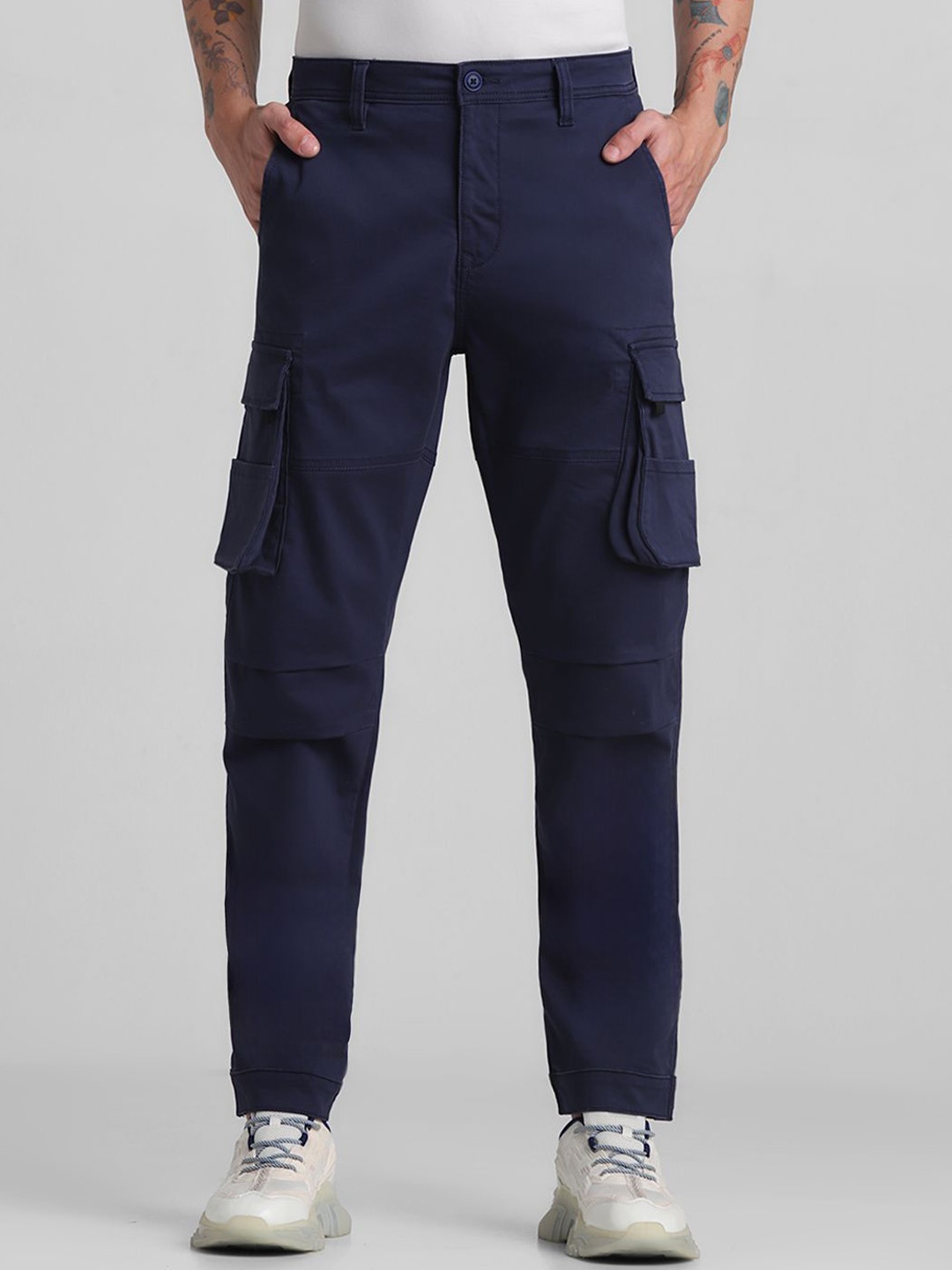 

Jack & Jones Men Cargos Trousers, Blue