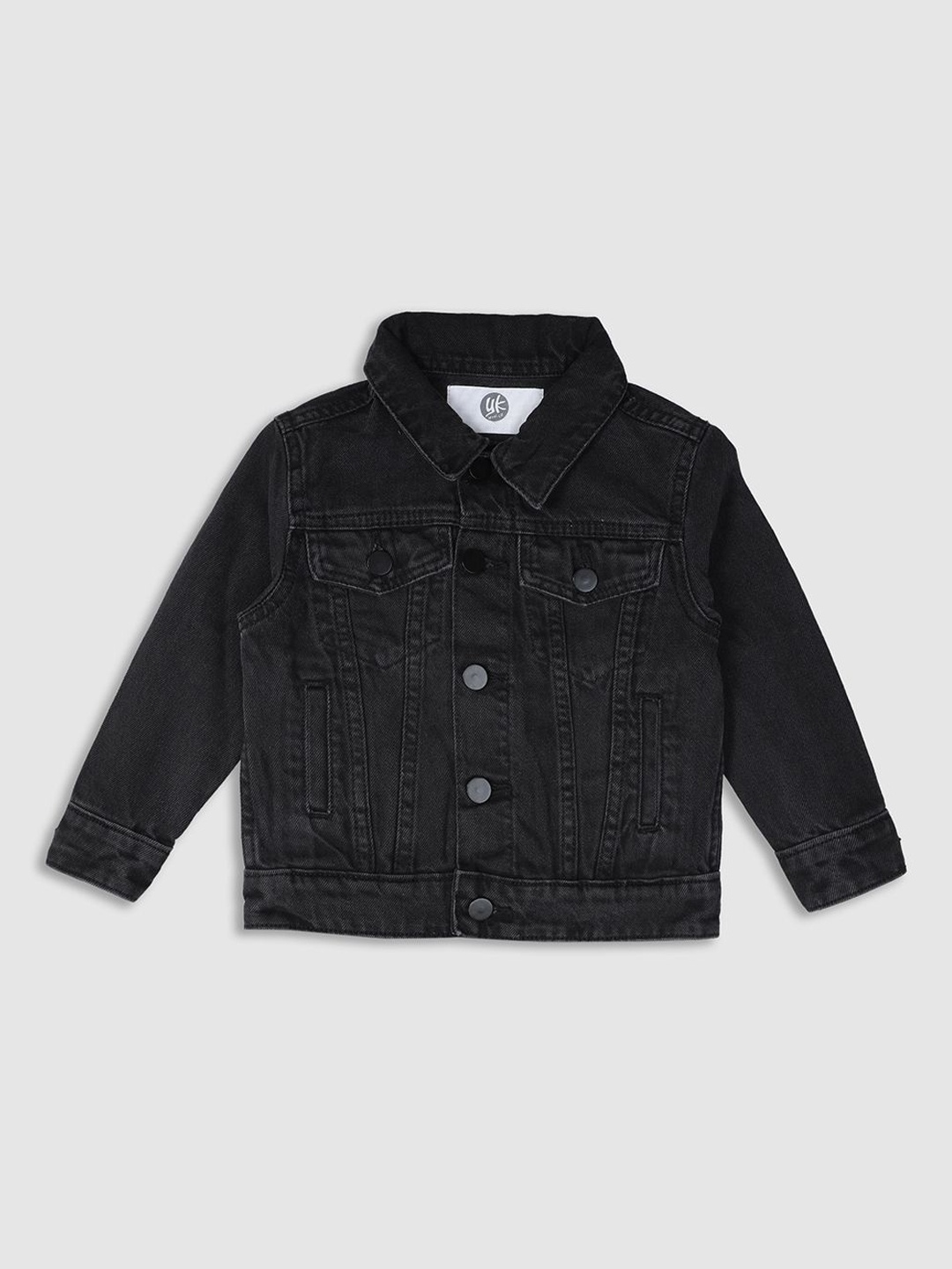 

YK Boys Denim Jacket, Black