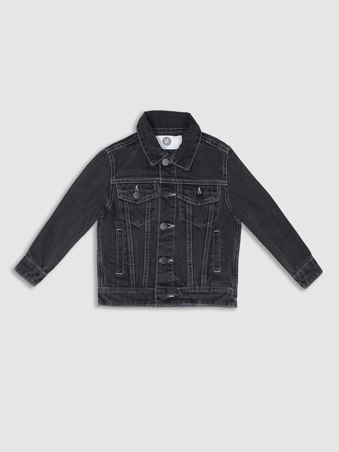 

YK Boys Denim Jacket, Black