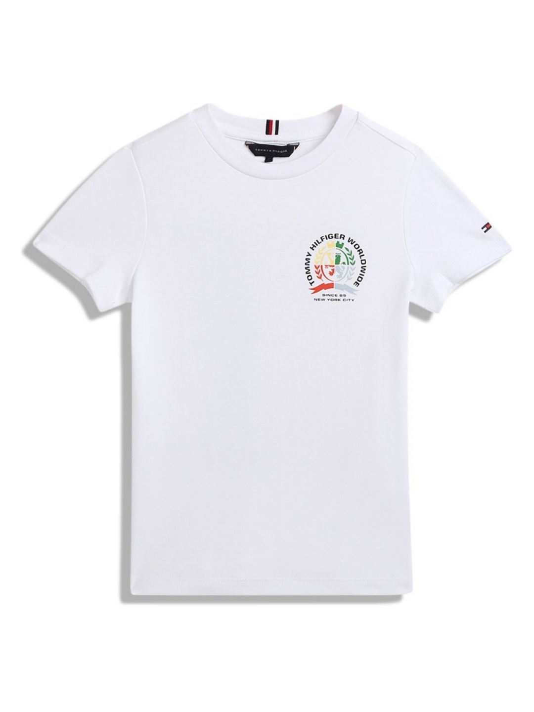

Tommy Hilfiger Boys Applique T-shirt, White