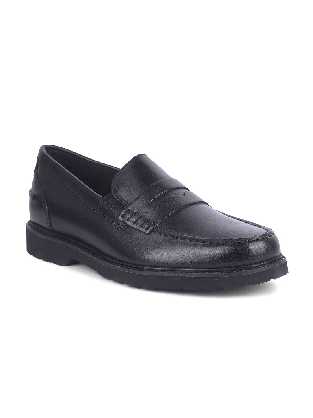 

Rockport Men Leather Formal Loafers, Black