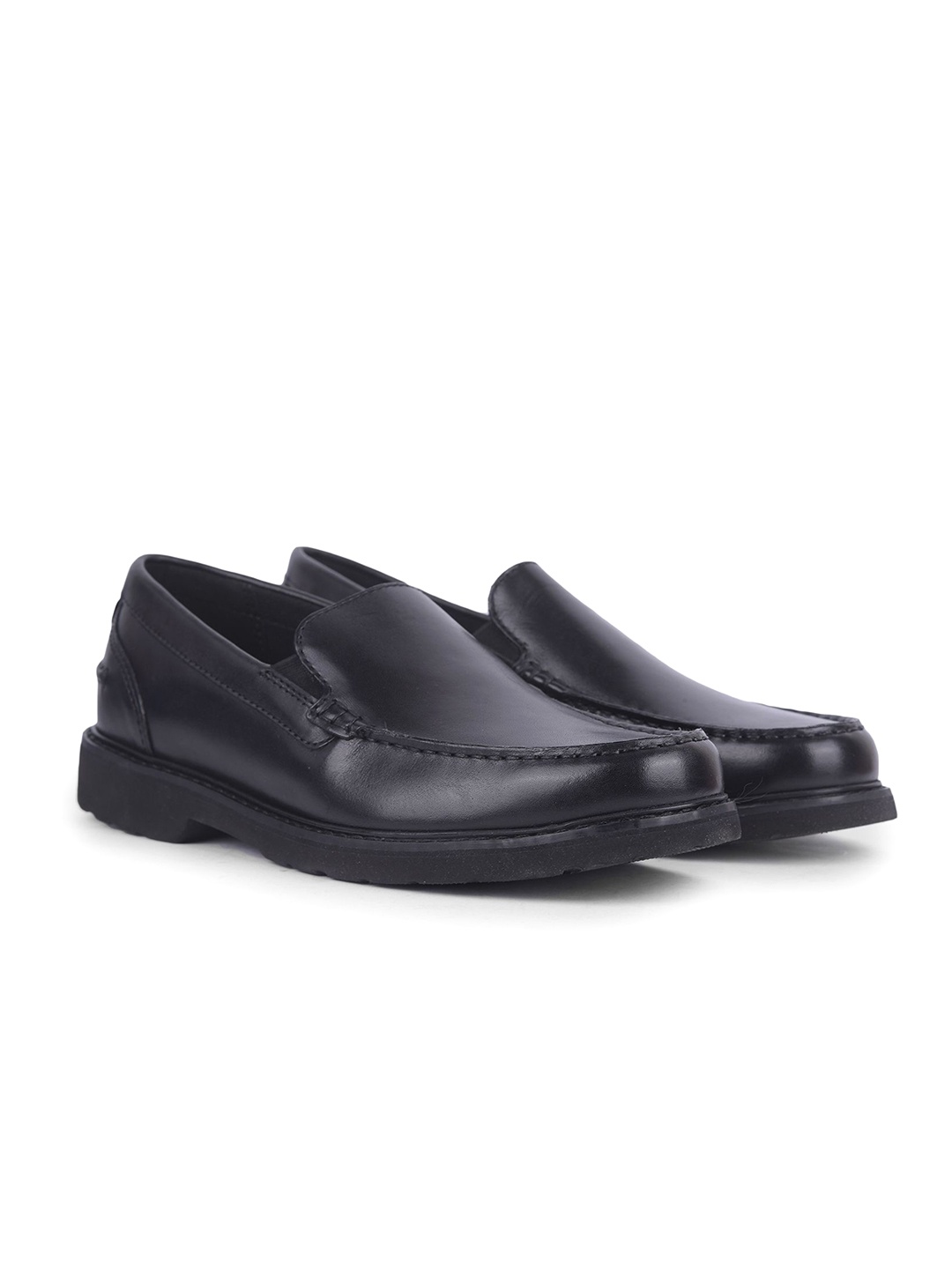 

Rockport Men Leather Formal Slip-On Shoes, Black