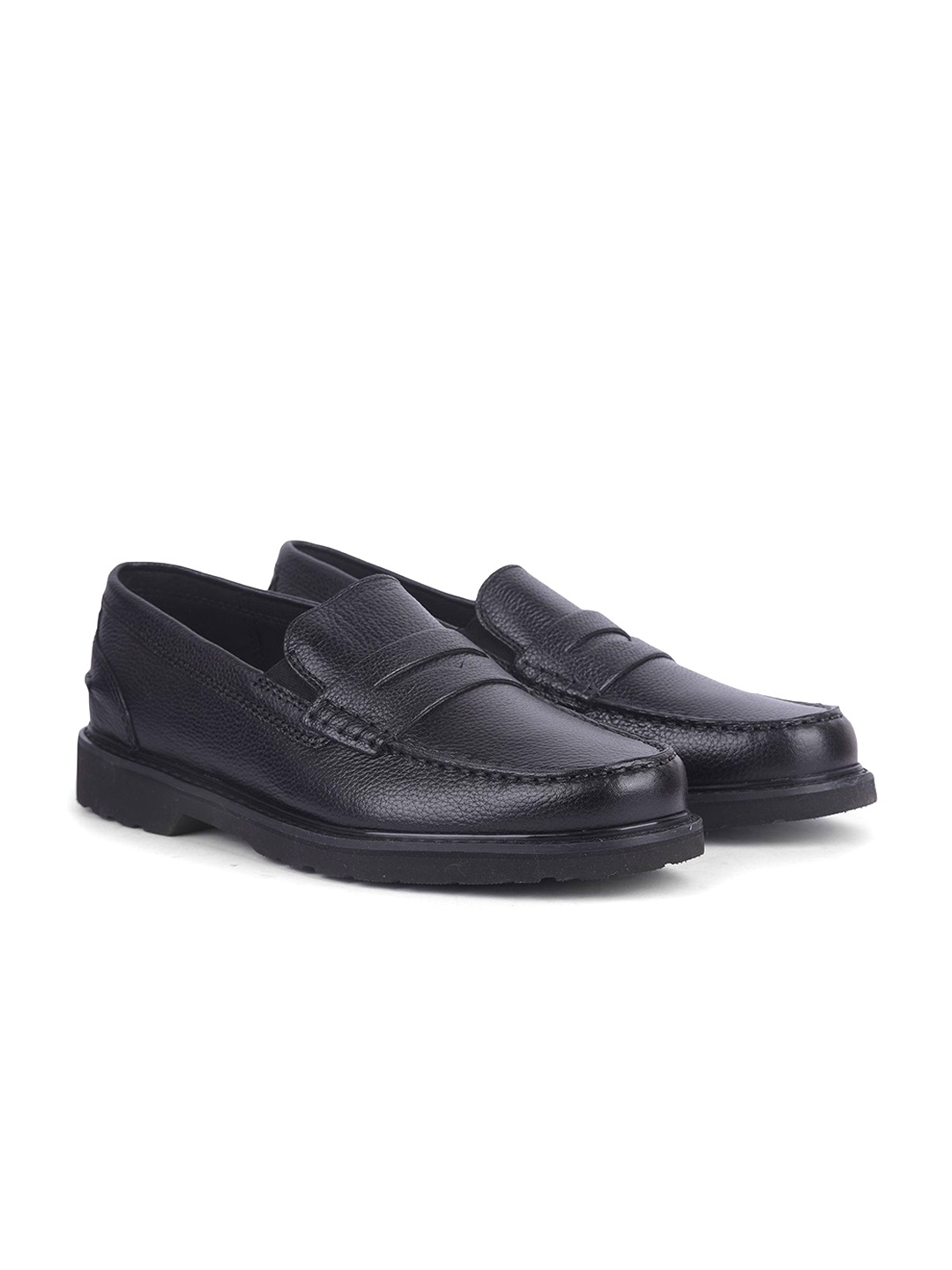 

Rockport Men Leather Formal Loafers, Black
