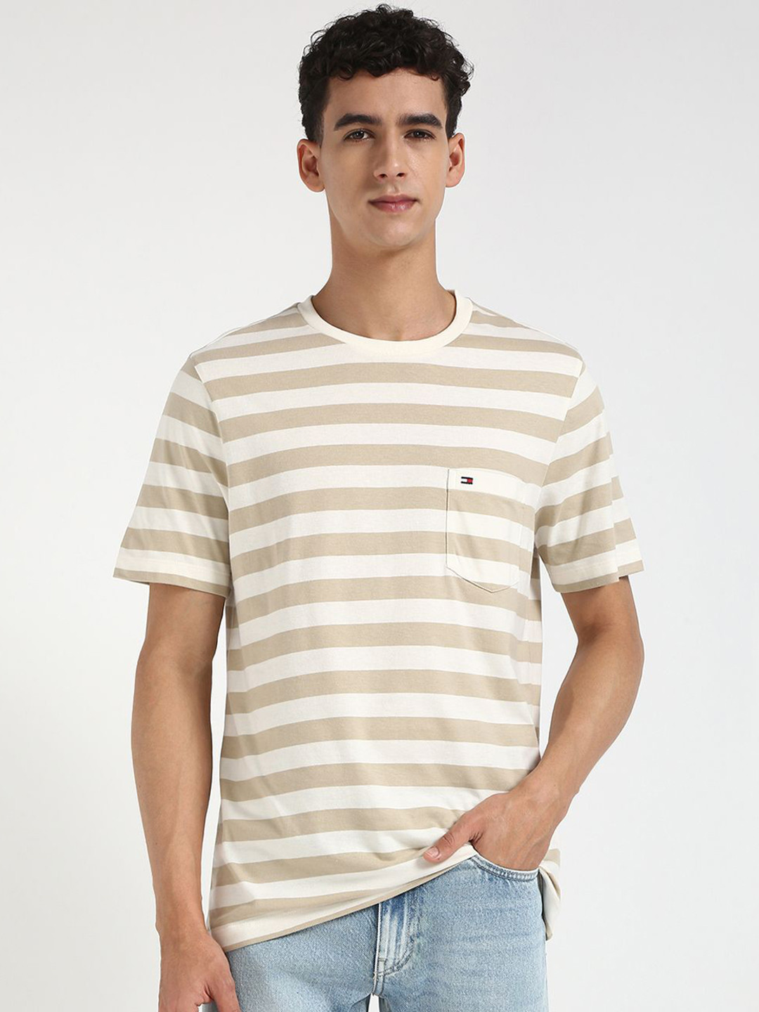 

Tommy Hilfiger Men Pockets T-shirt, White