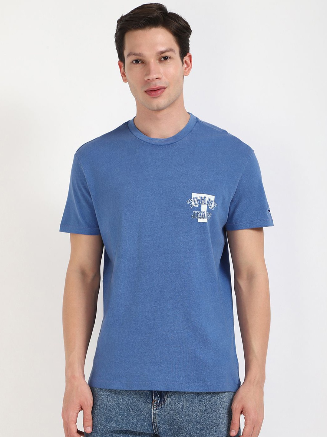 

Tommy Hilfiger Men Printed Pockets T-shirt, Blue