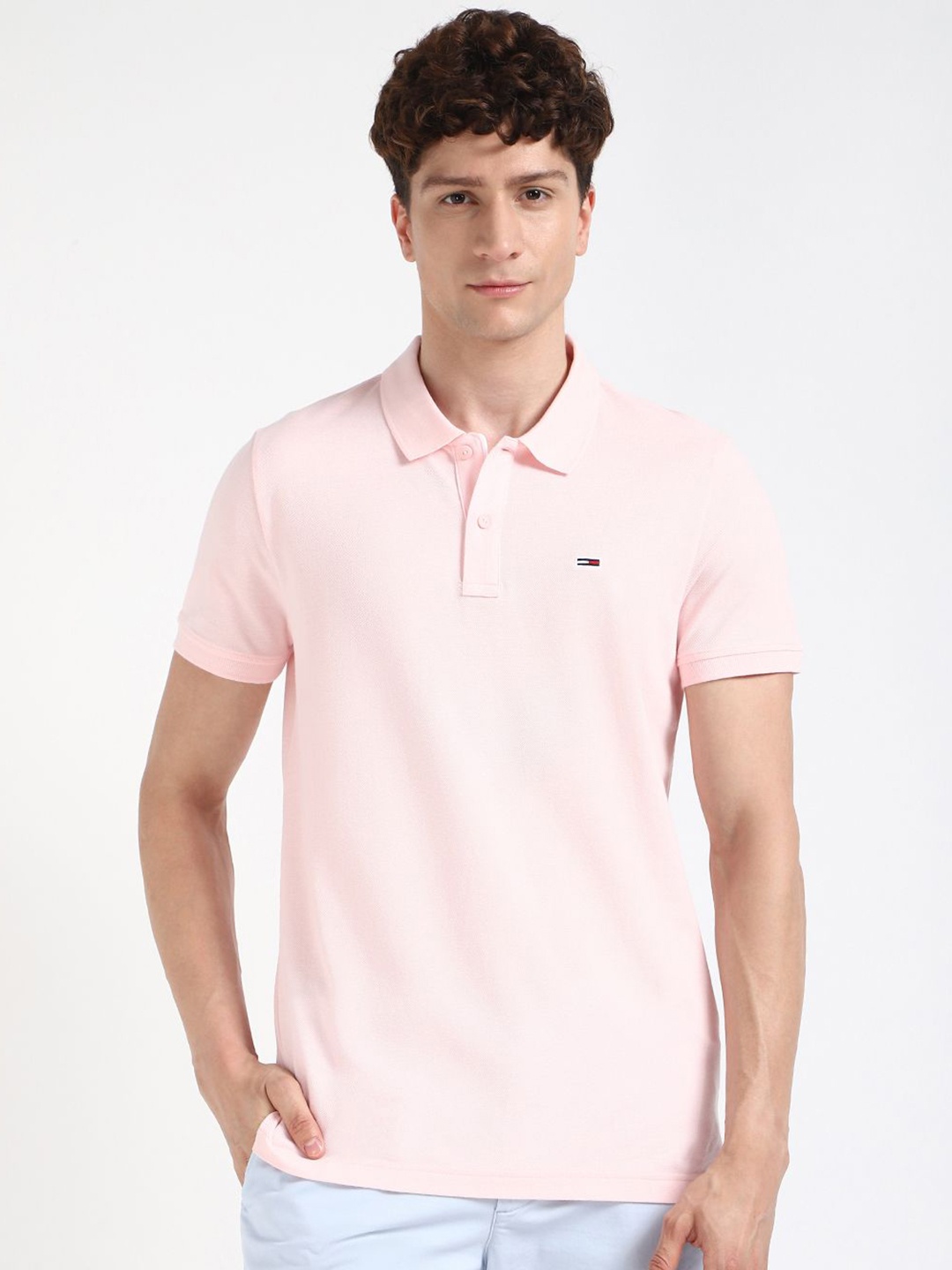

Tommy Hilfiger Men Slim Fit T-shirt, Pink